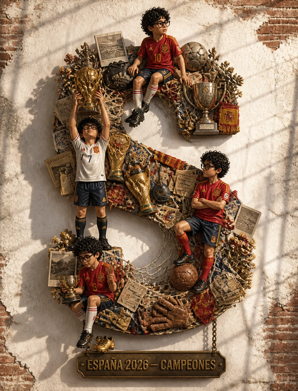 Spain Football Art Collection