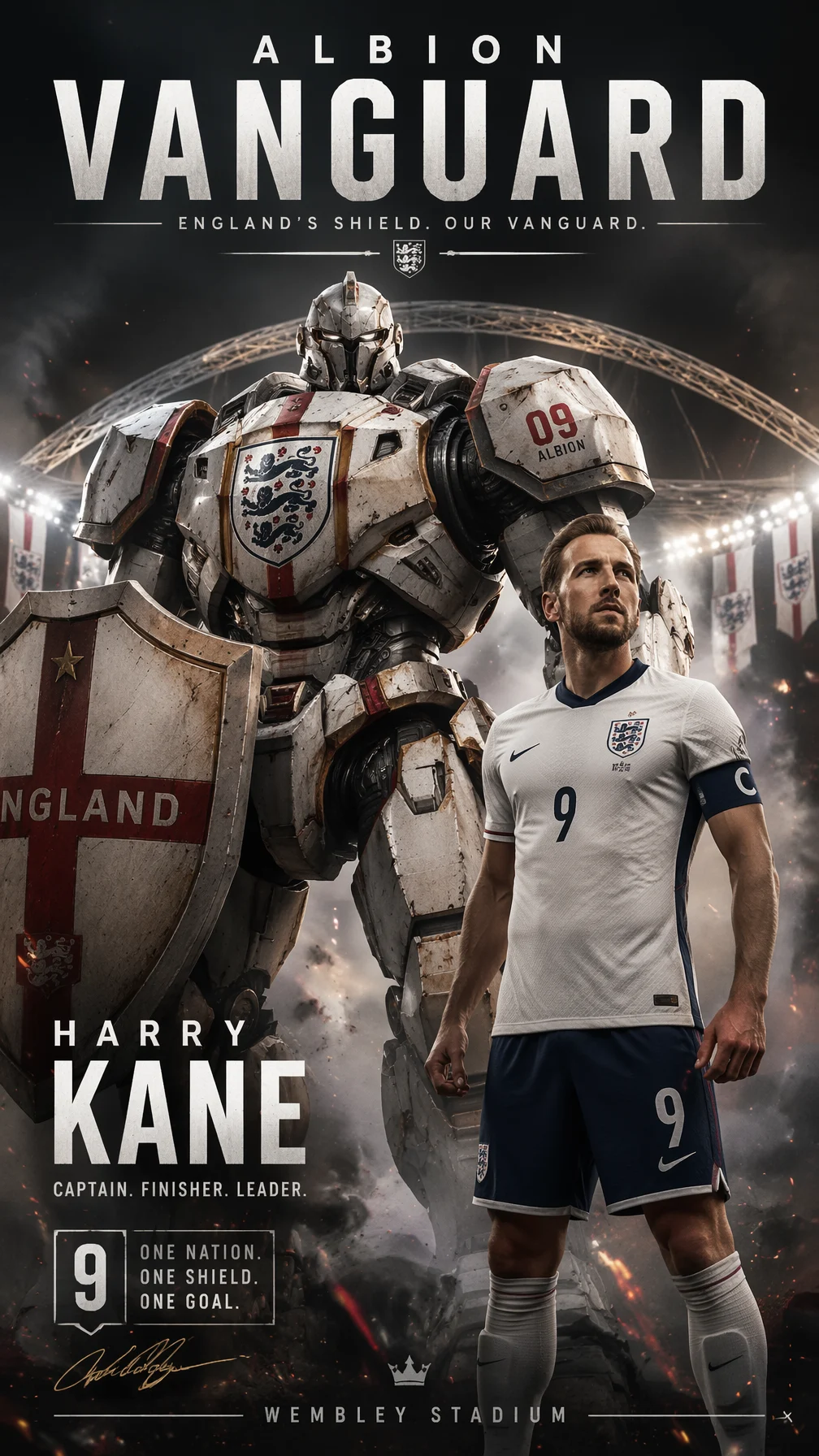 Kane Mecha Captain Poster