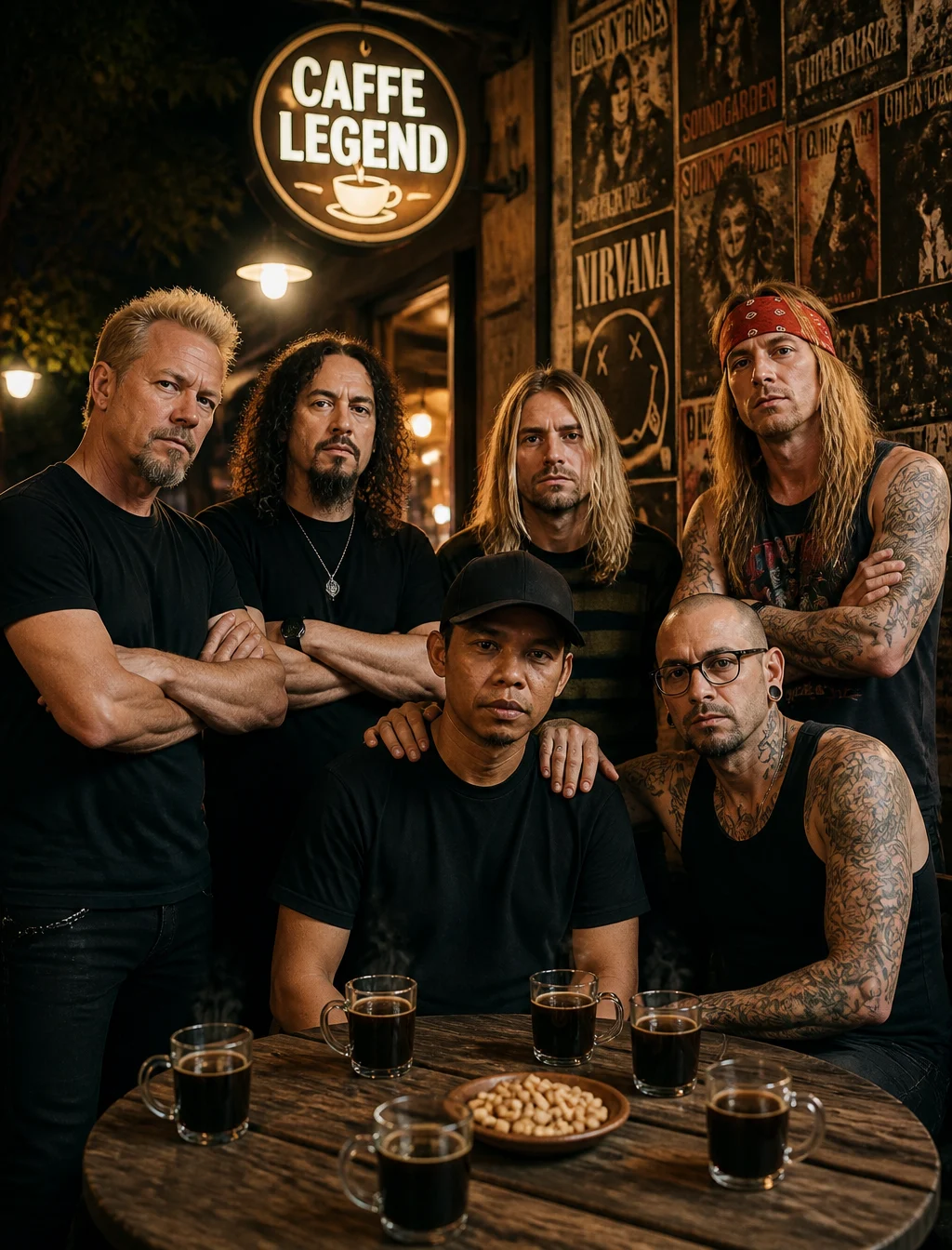 Rock Legends Coffee Night