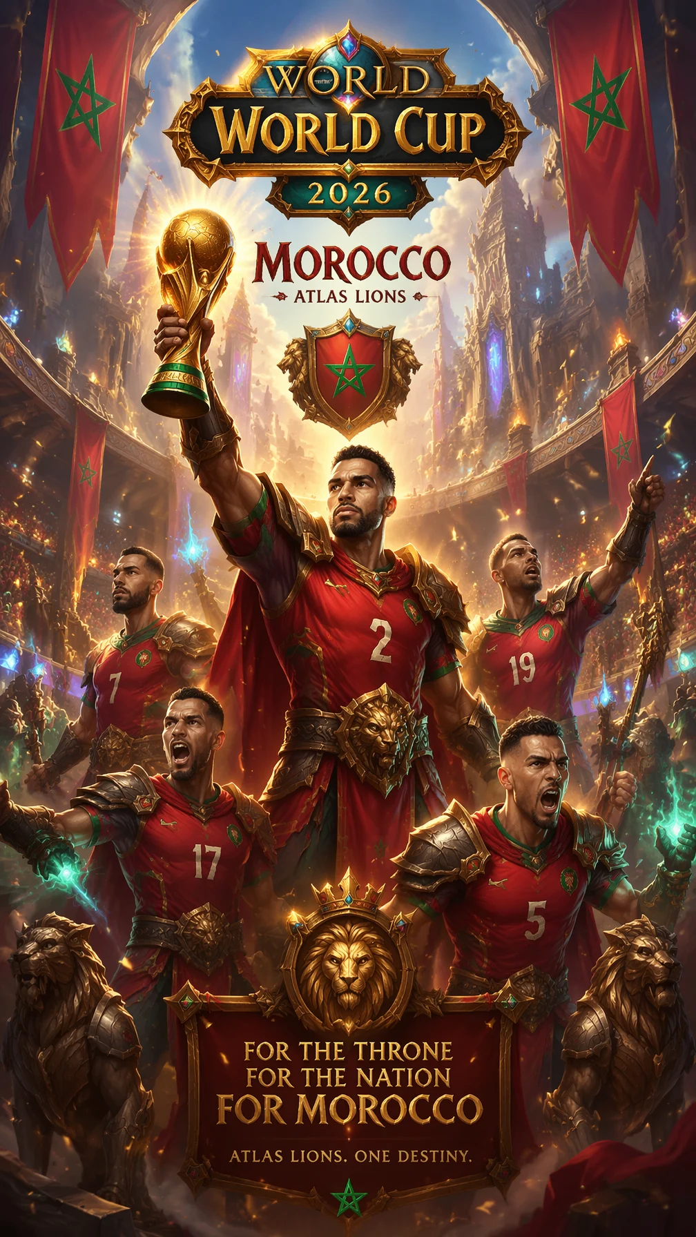 WoW Style World Cup Poster