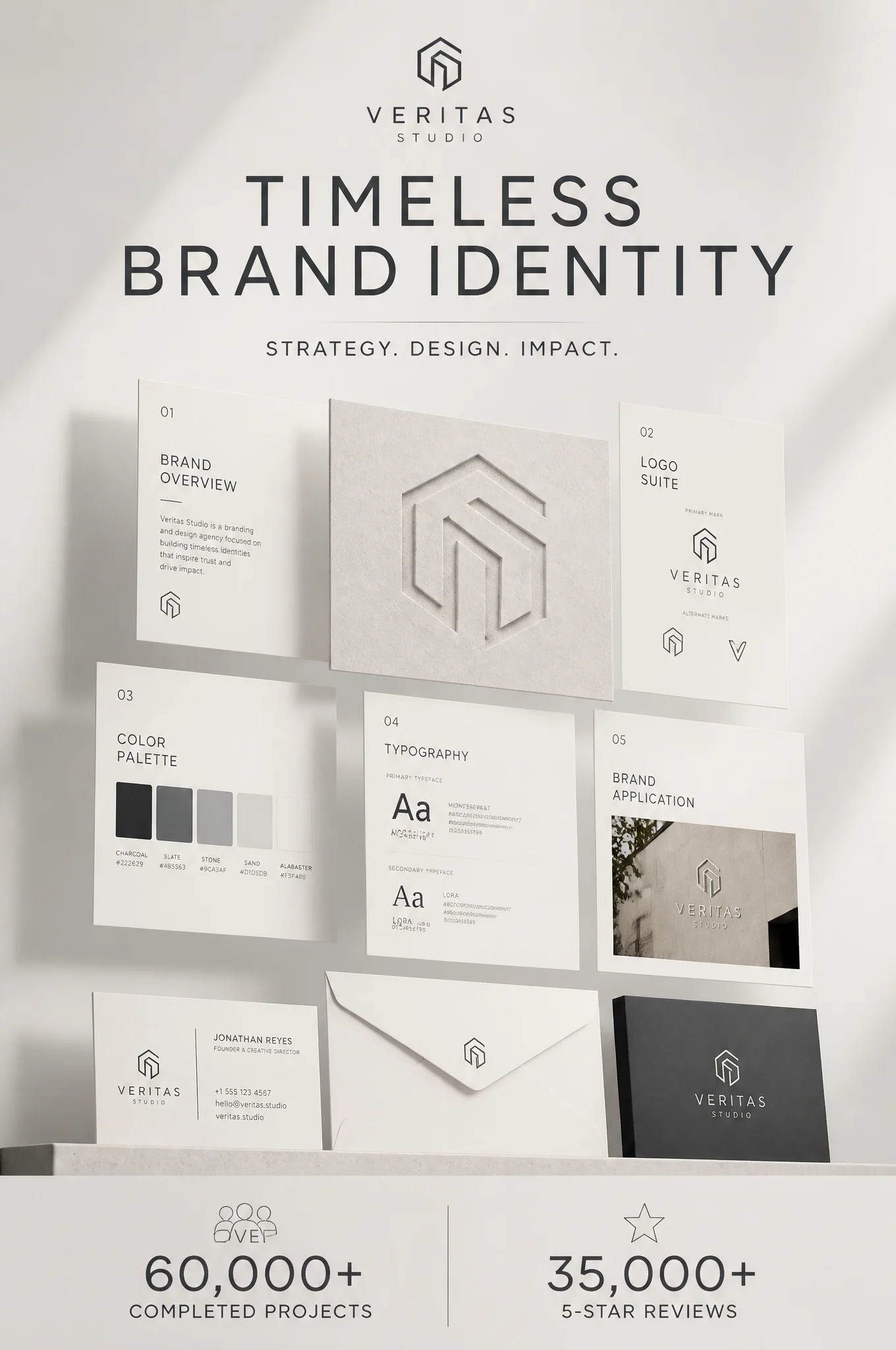 Sleek Minimalist Brand Identity Ad
