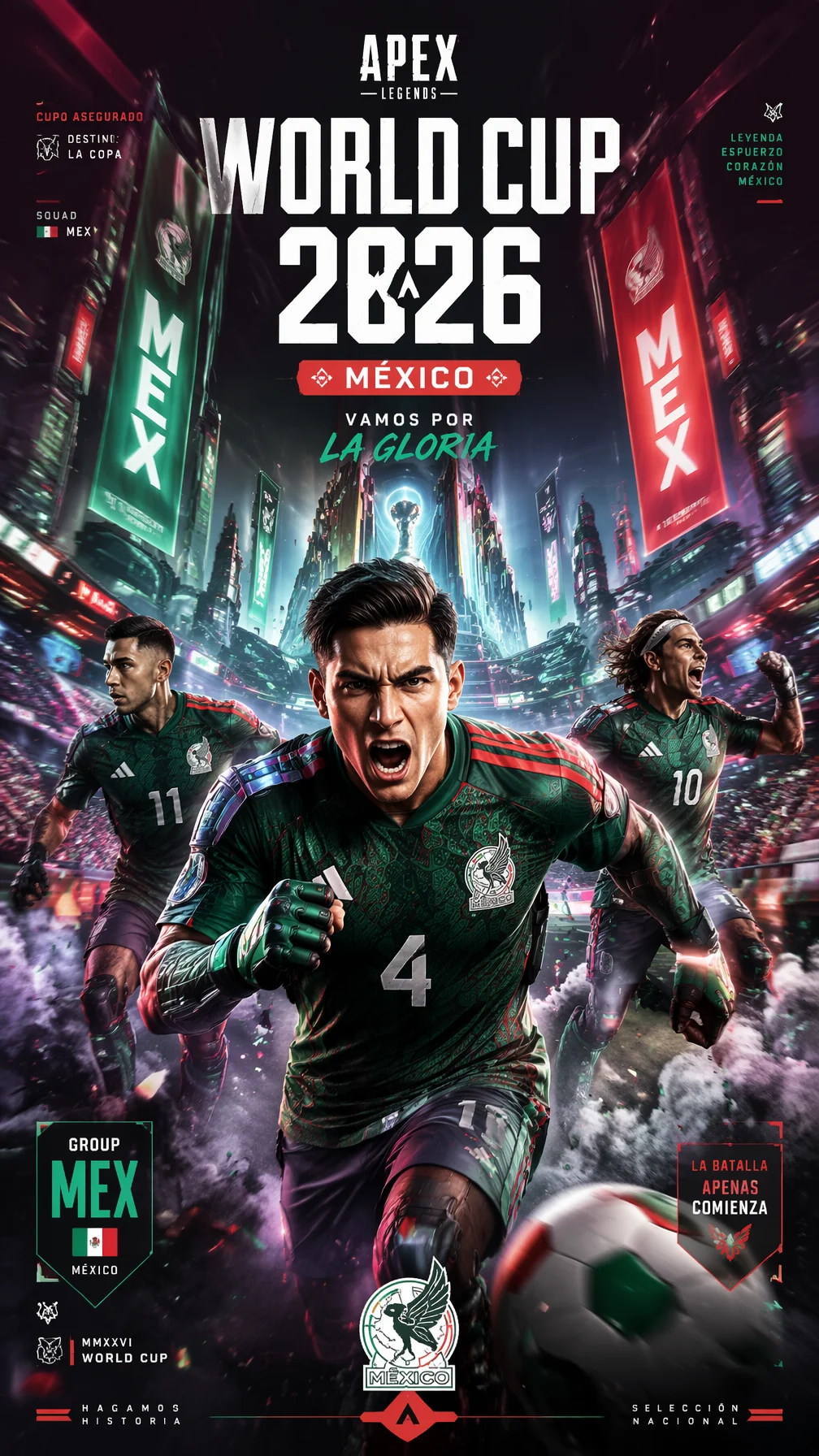 Apex World Cup 2026 Poster