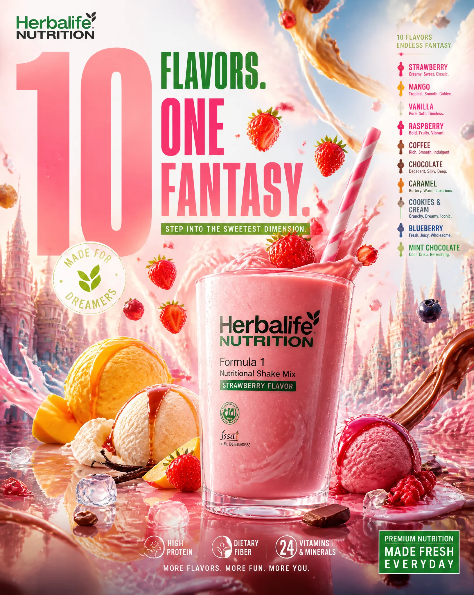 Herbalife Shake Fantasy Dream