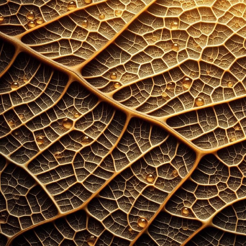 Macro Lens Leaf Texture Detail Photography