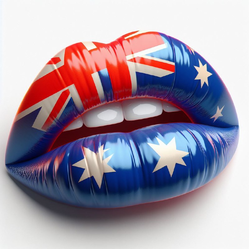 Glossy 3D Lips With Germany Flag Print Design
