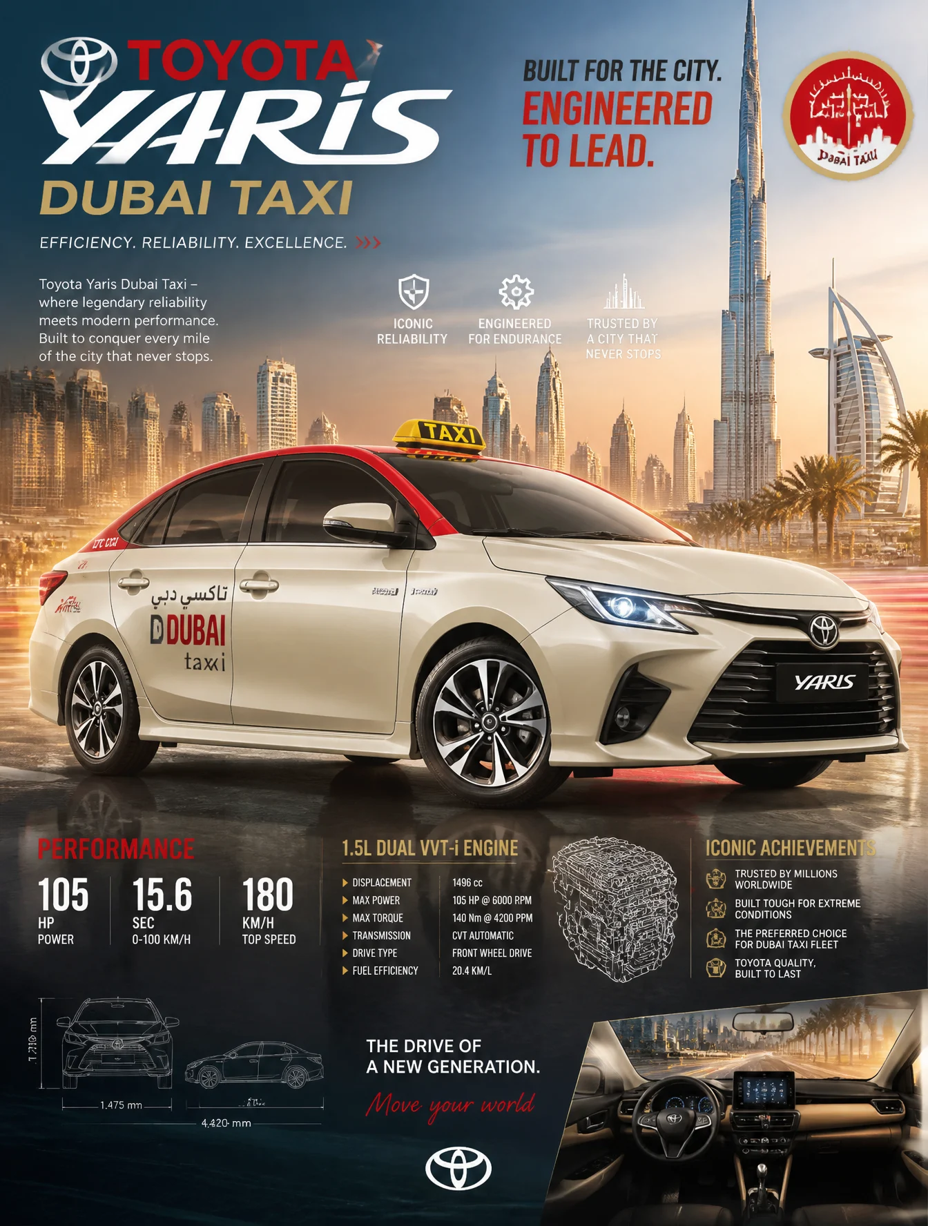 Epic Dubai Yaris Masterpiece