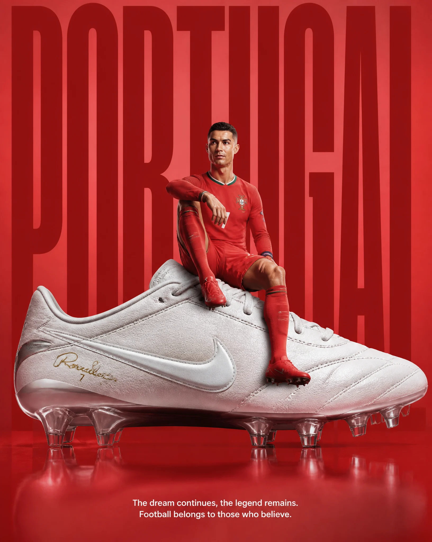 Ronaldo Luxury Boot Poster