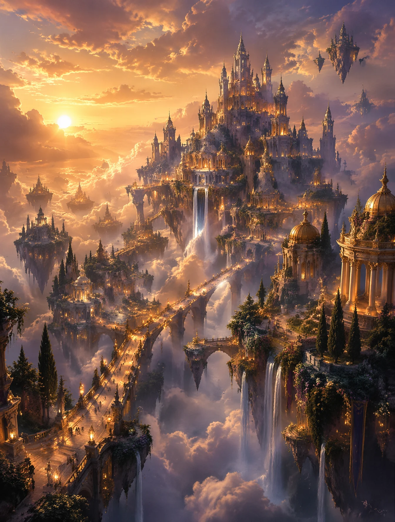 Epic Sky City Fantasy