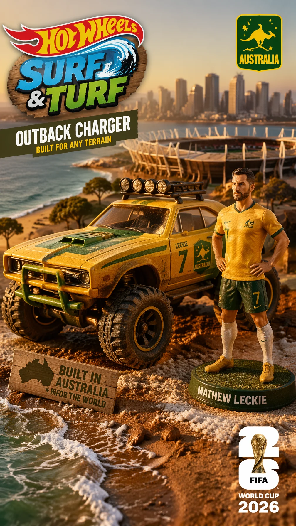 Australia World Cup Hot Wheels Charger