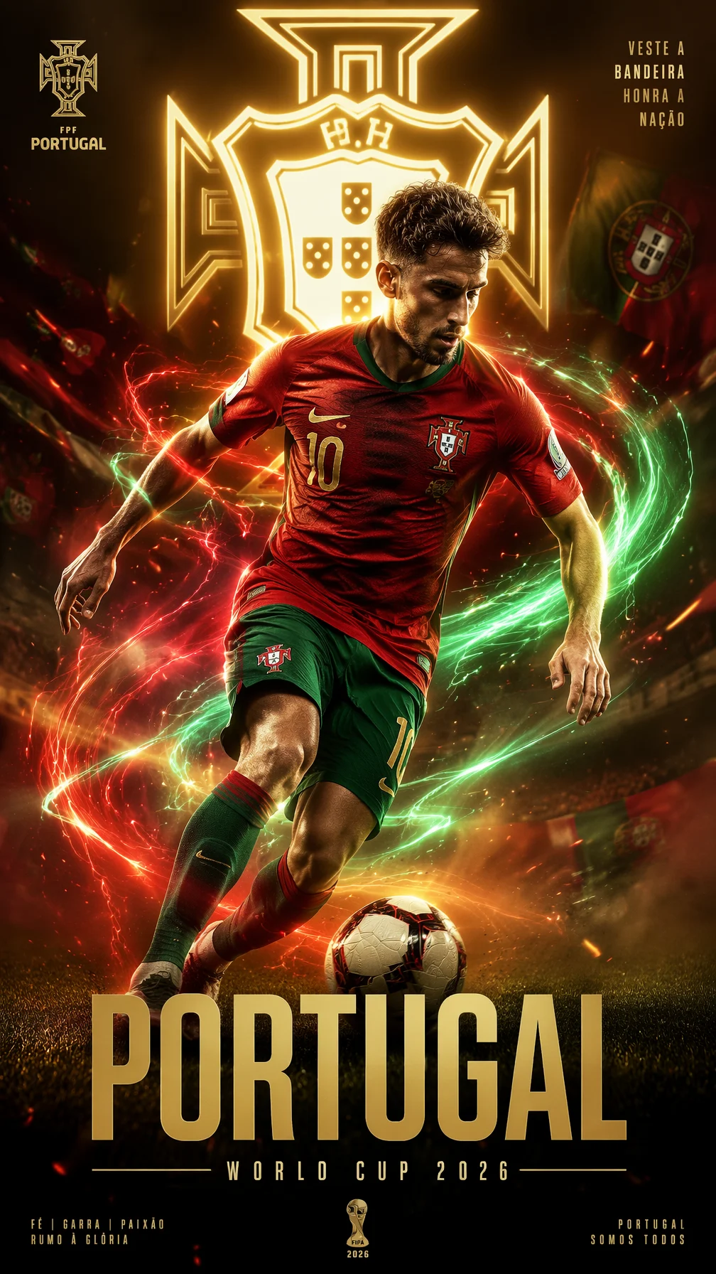 Portugal World Cup 2026 Poster