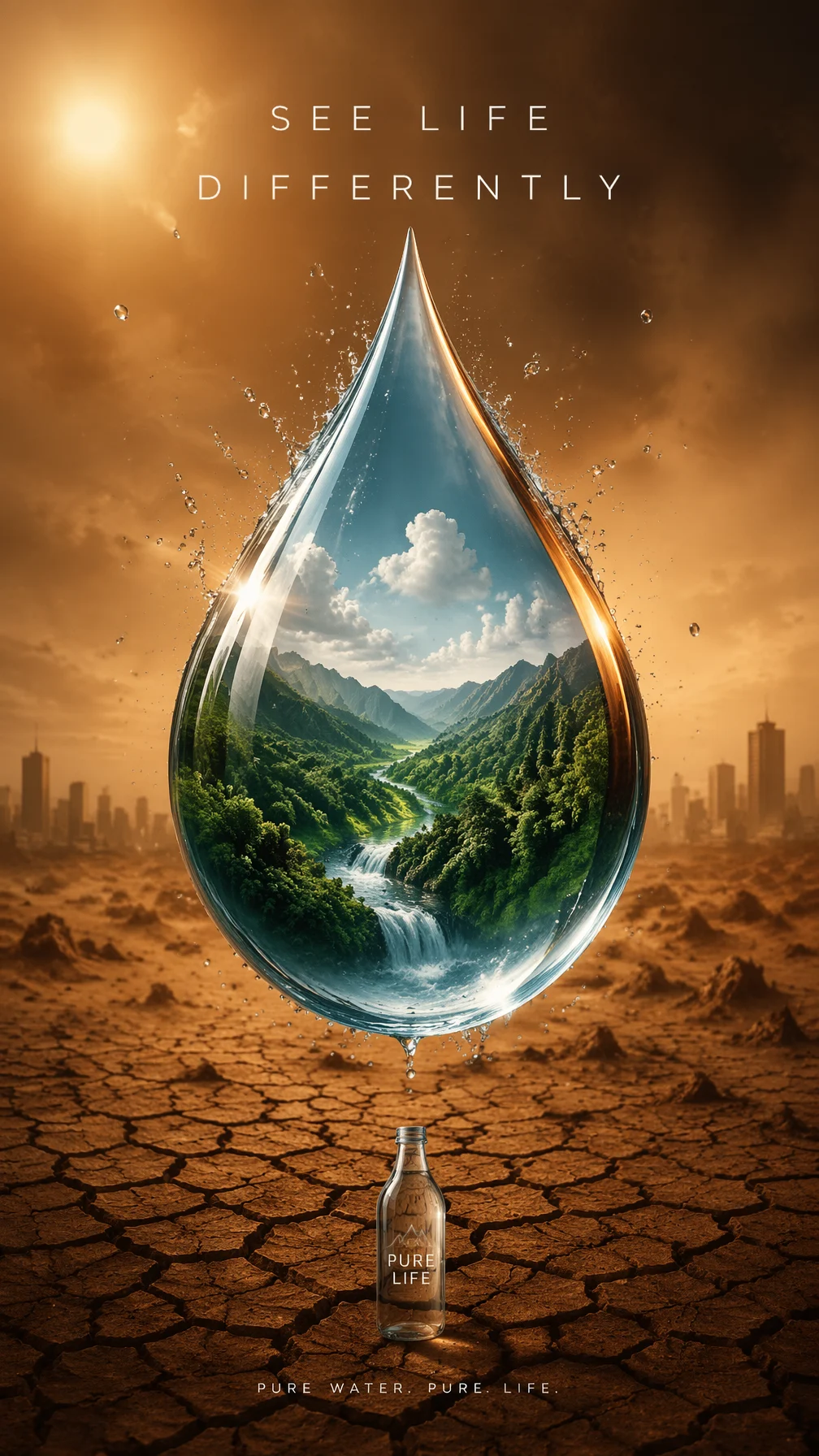 See Life Differently Water Ad