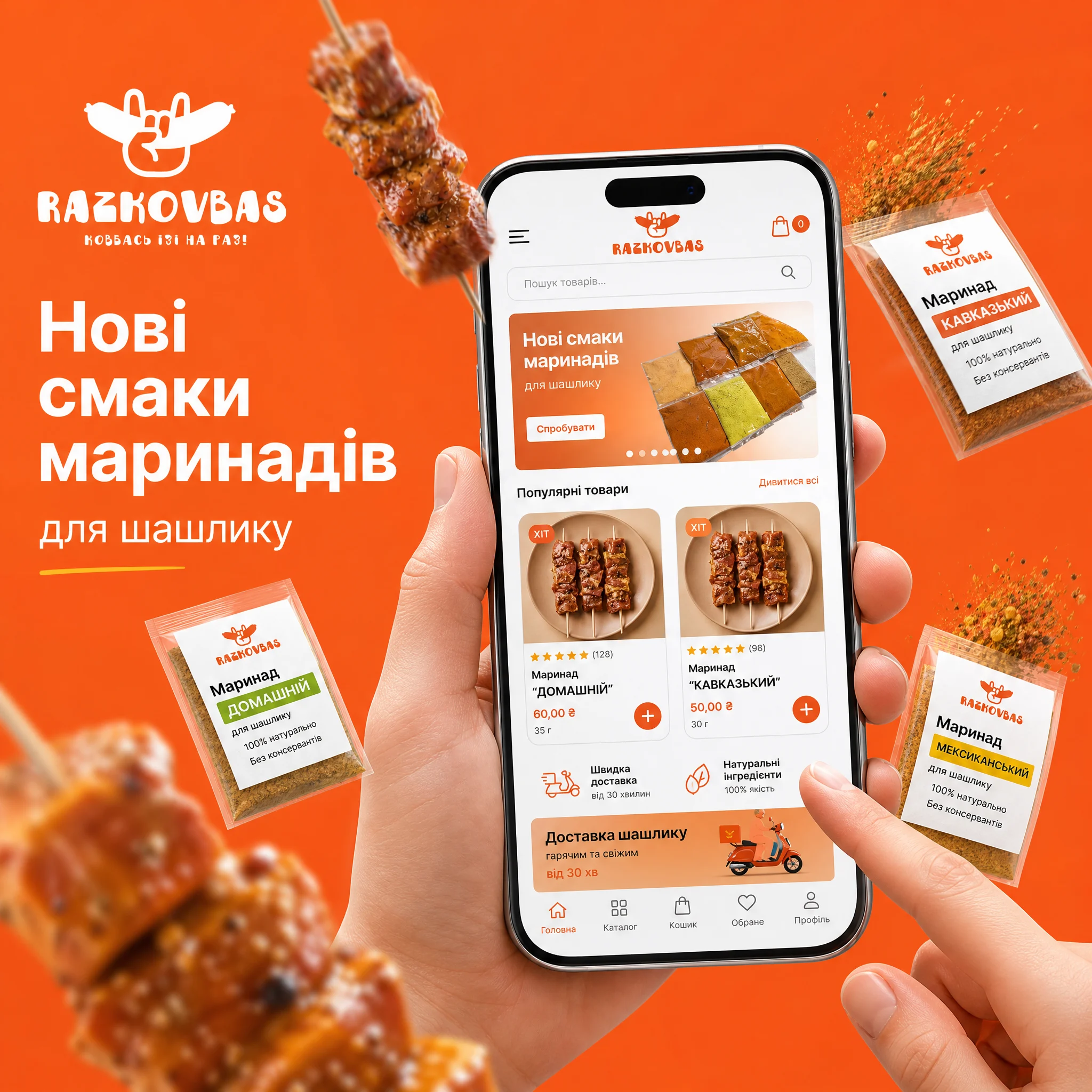 Delivery App 3D Portfolio Banner