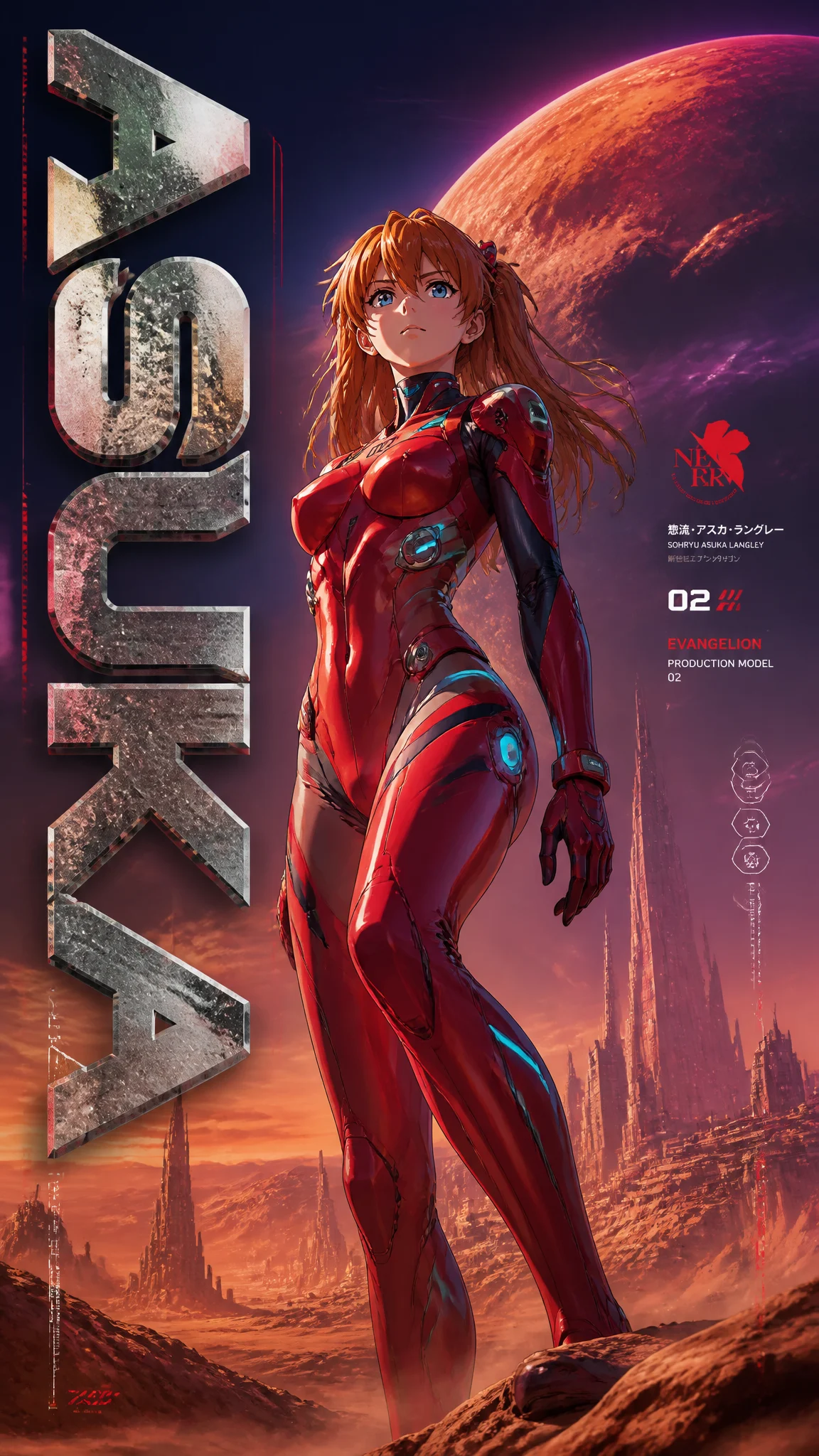 Asuka Premium Collector Poster Art