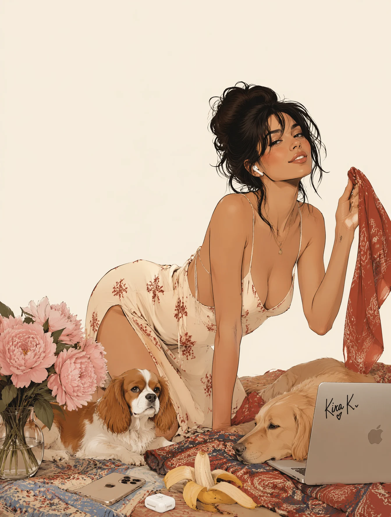 Luxury Fashion Illustration Kira K