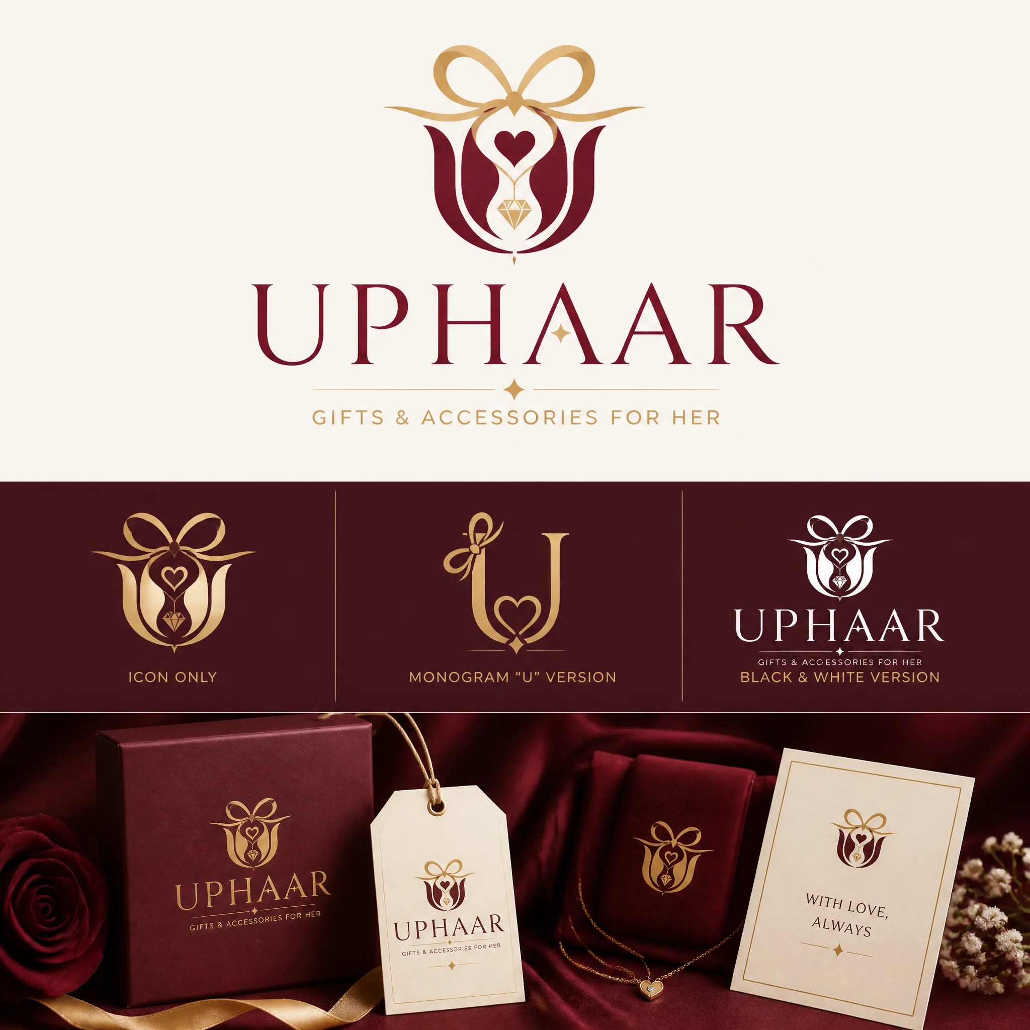 Luxury Women's Gift Logo Design