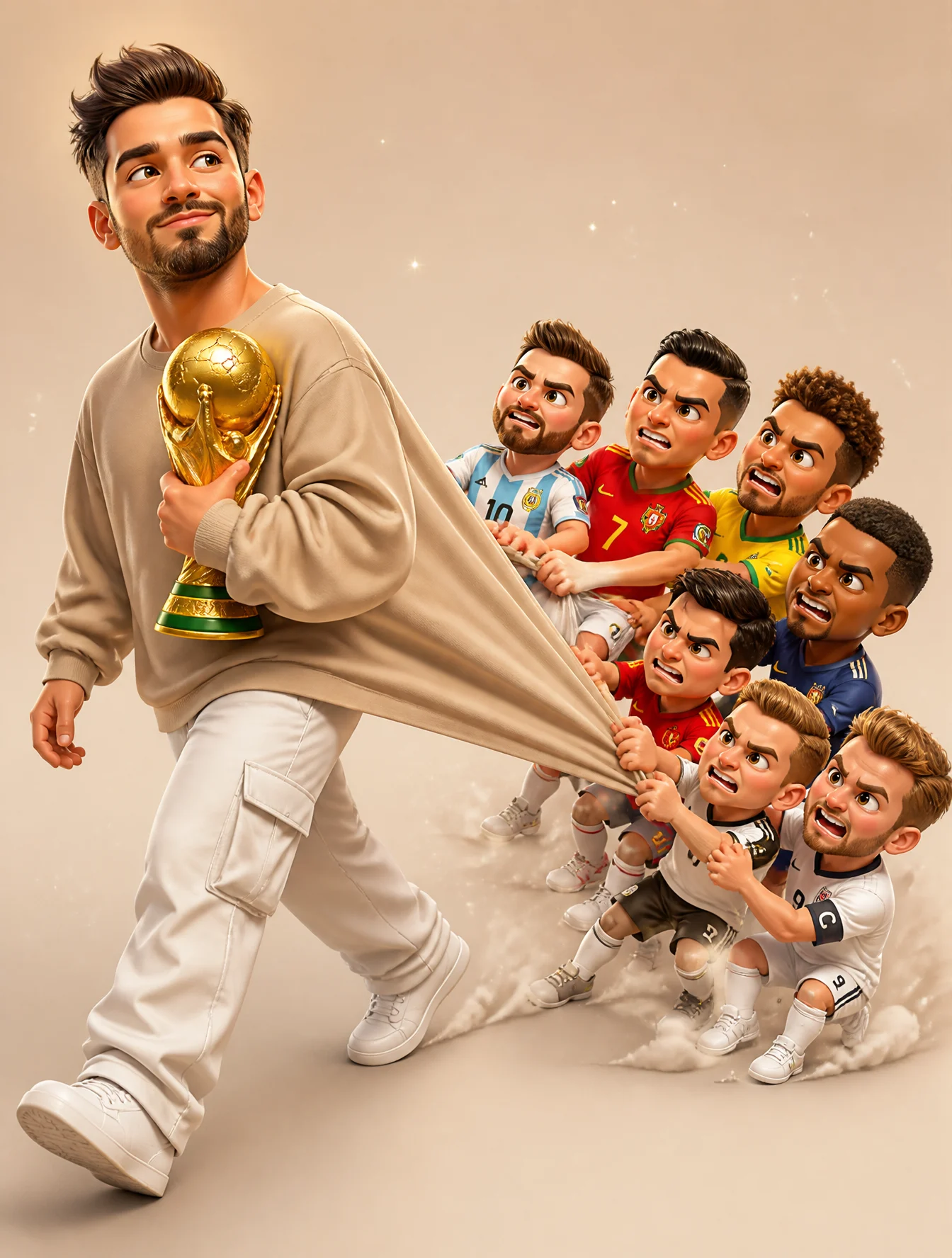 Chibi Stars Steal World Cup Trophy