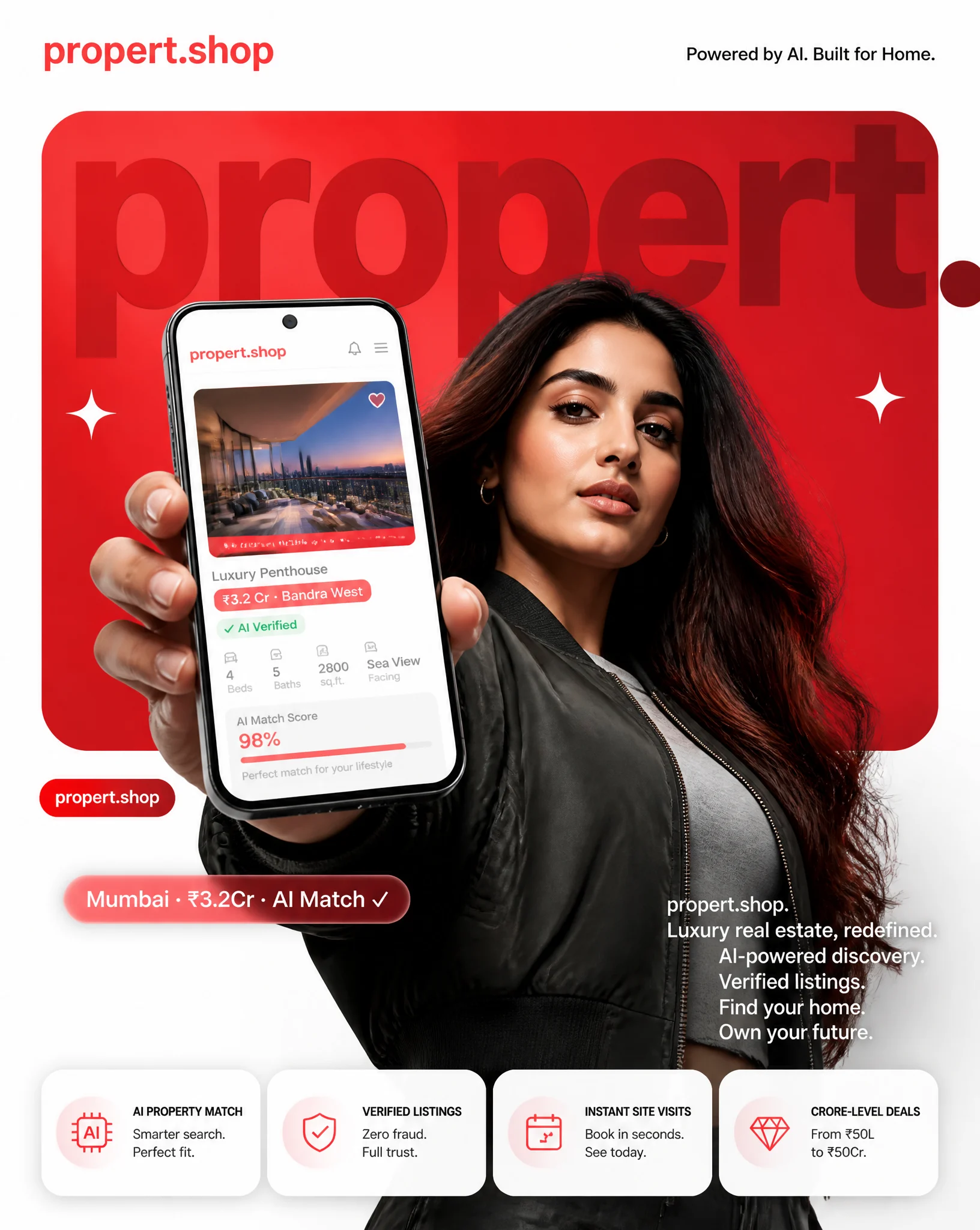 Premium Property Brand Campaign Poster