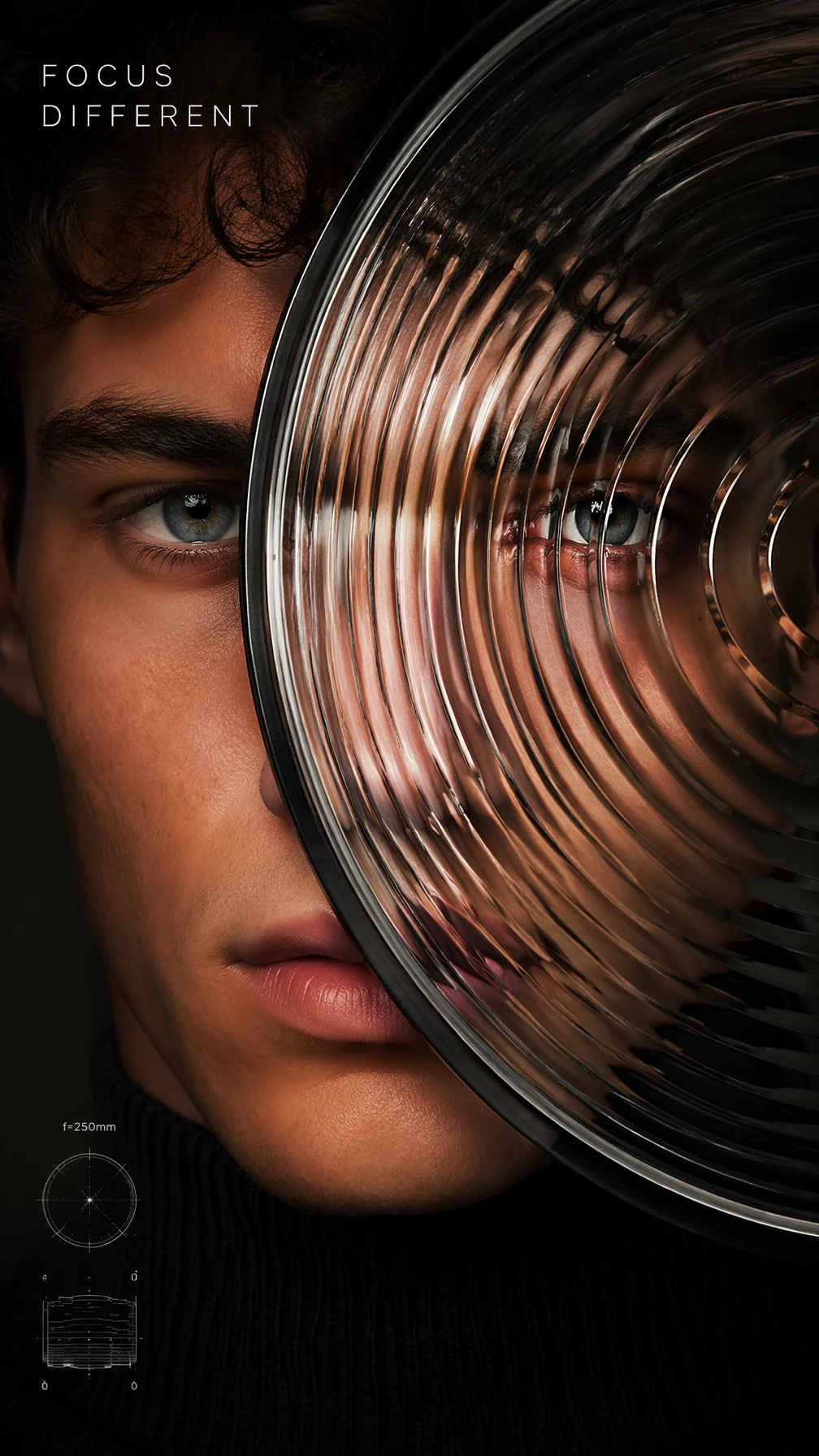 Fresnel Lens Portrait