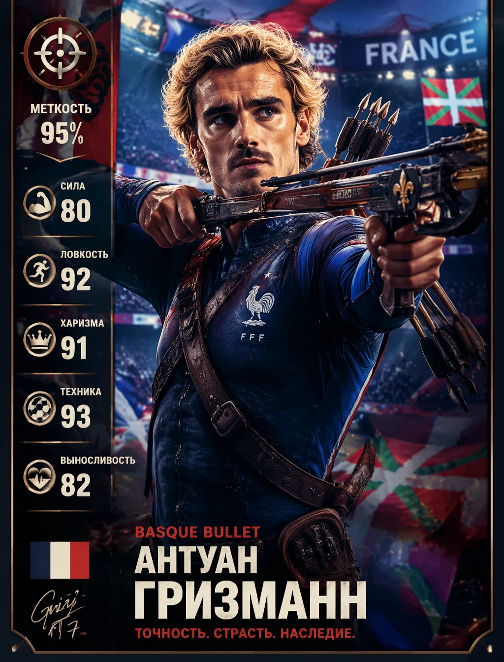 Griezmann Basque Sharpshooter Card