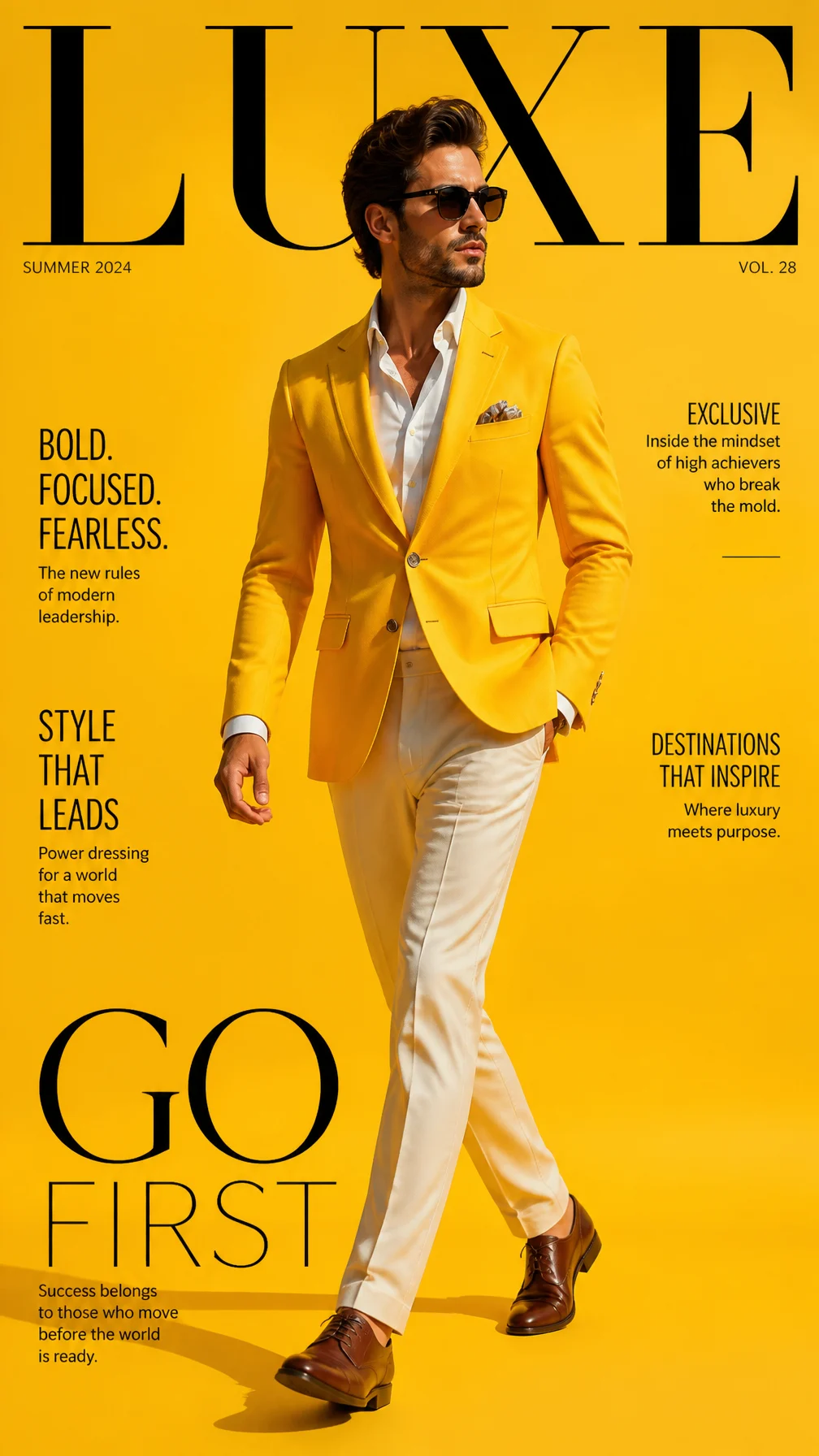 Yellow Blazer Editorial