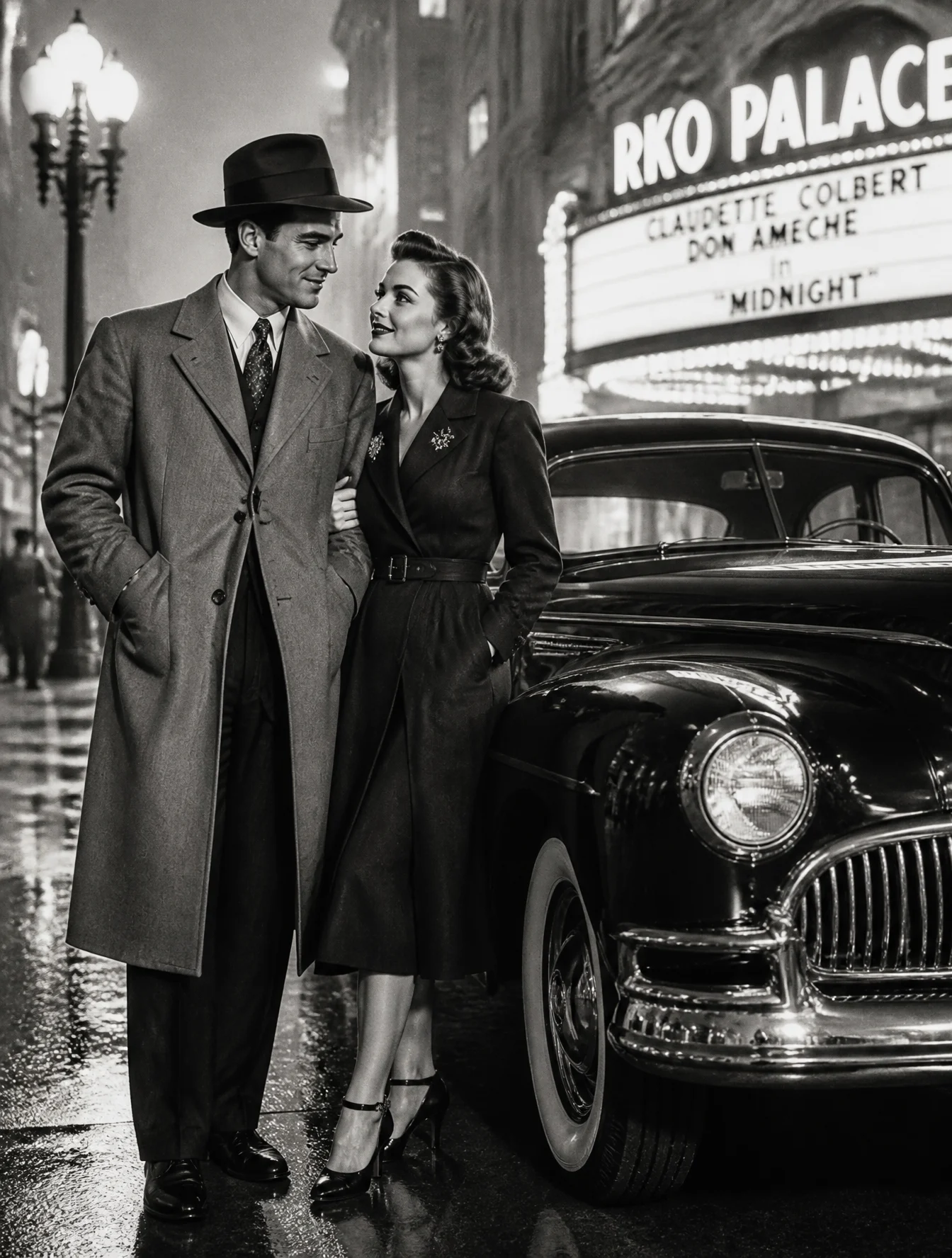 1940s Vintage Couple Romance