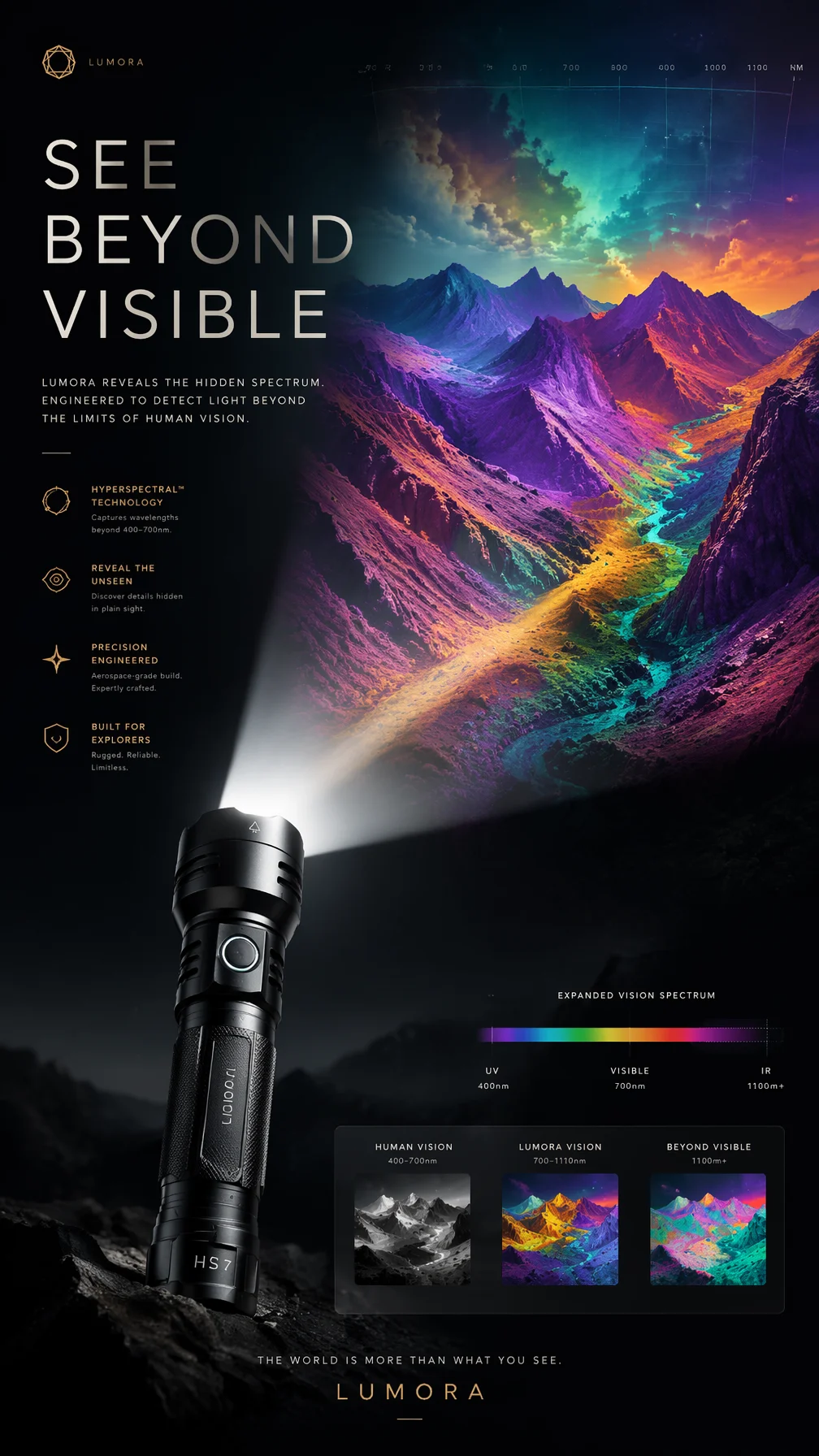 See Beyond Visible Light Ad