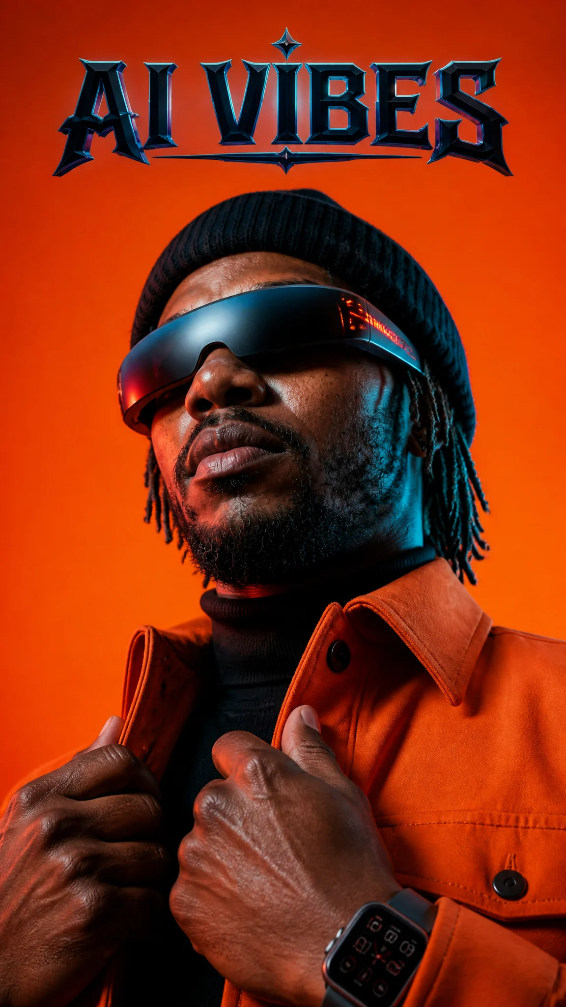 Tangerine Tech Fashion Editorial