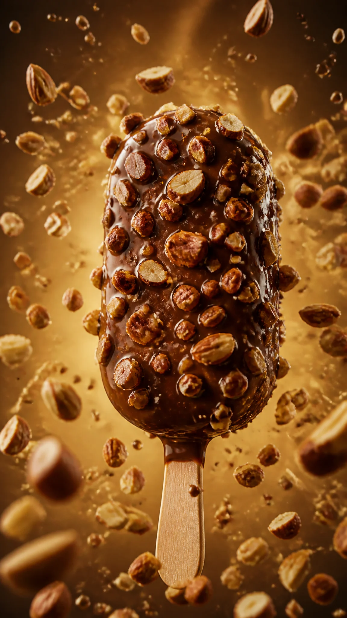 Chocolate Almond Ice Cream Bar