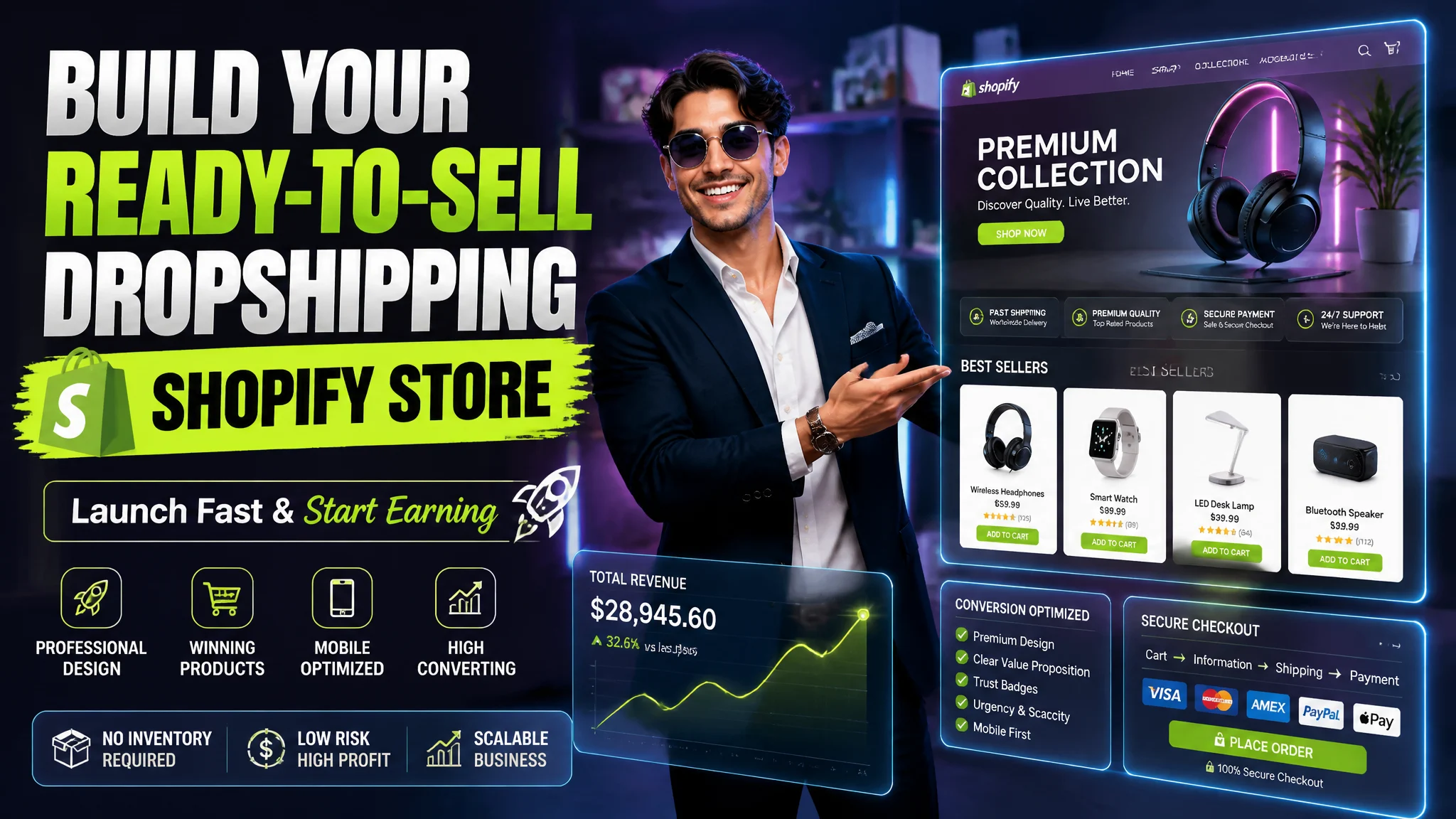 Ready-to-Sell Shopify Store Ad
