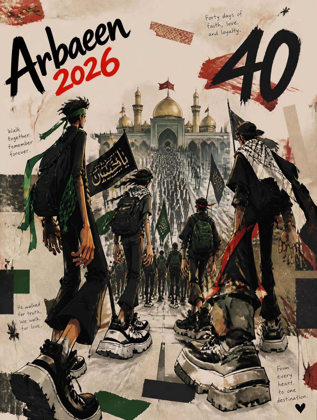 Arbaeen 2026 Urban Art Poster