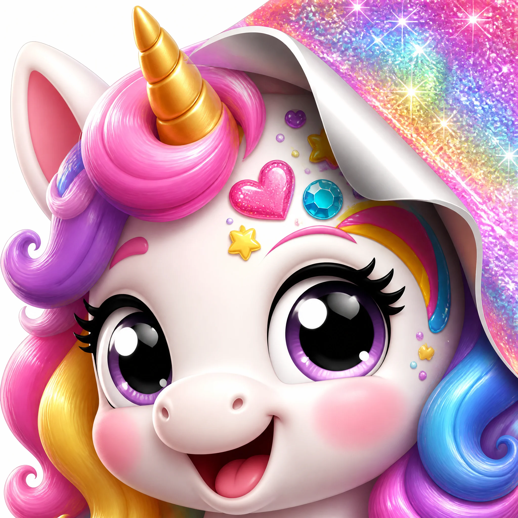Unicorn Sticker Game Icon