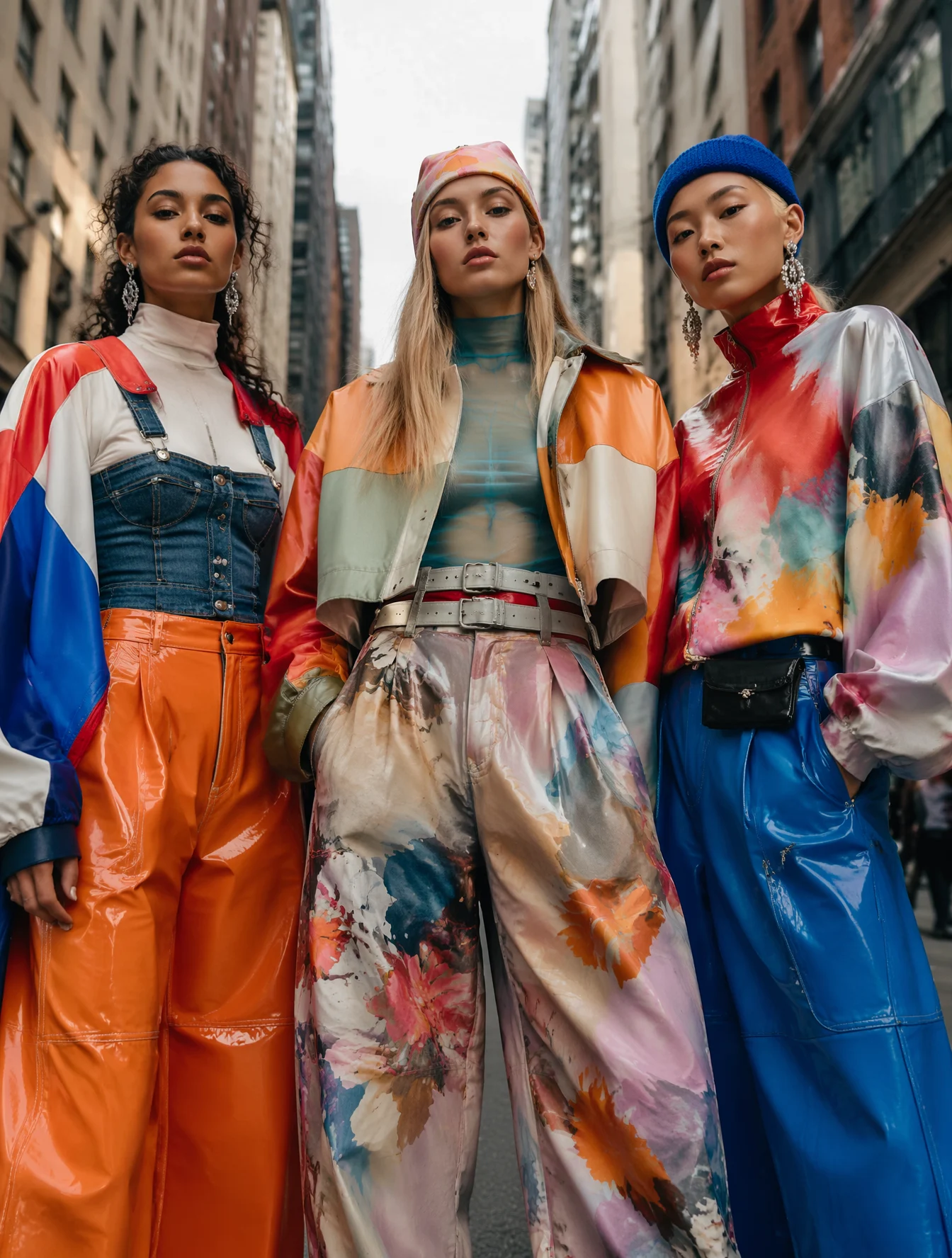 High-Fashion Street Trio