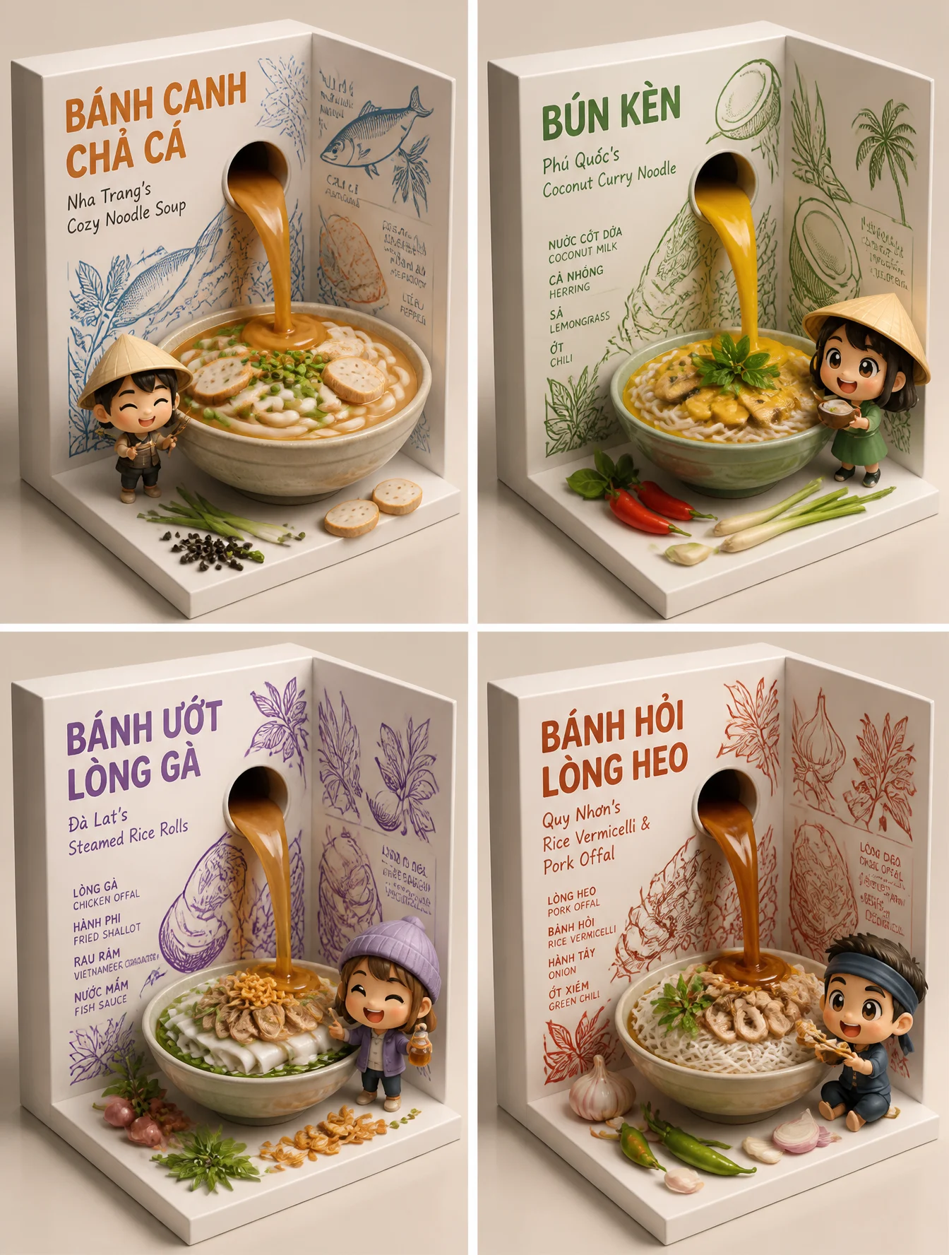 Hidden Gem Vietnam Foods Visualized