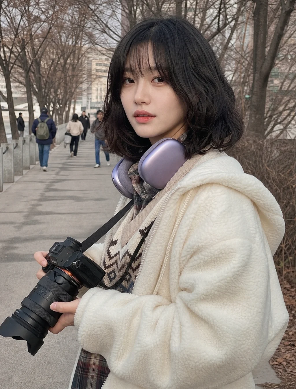 Winter Street Photographer Portrait