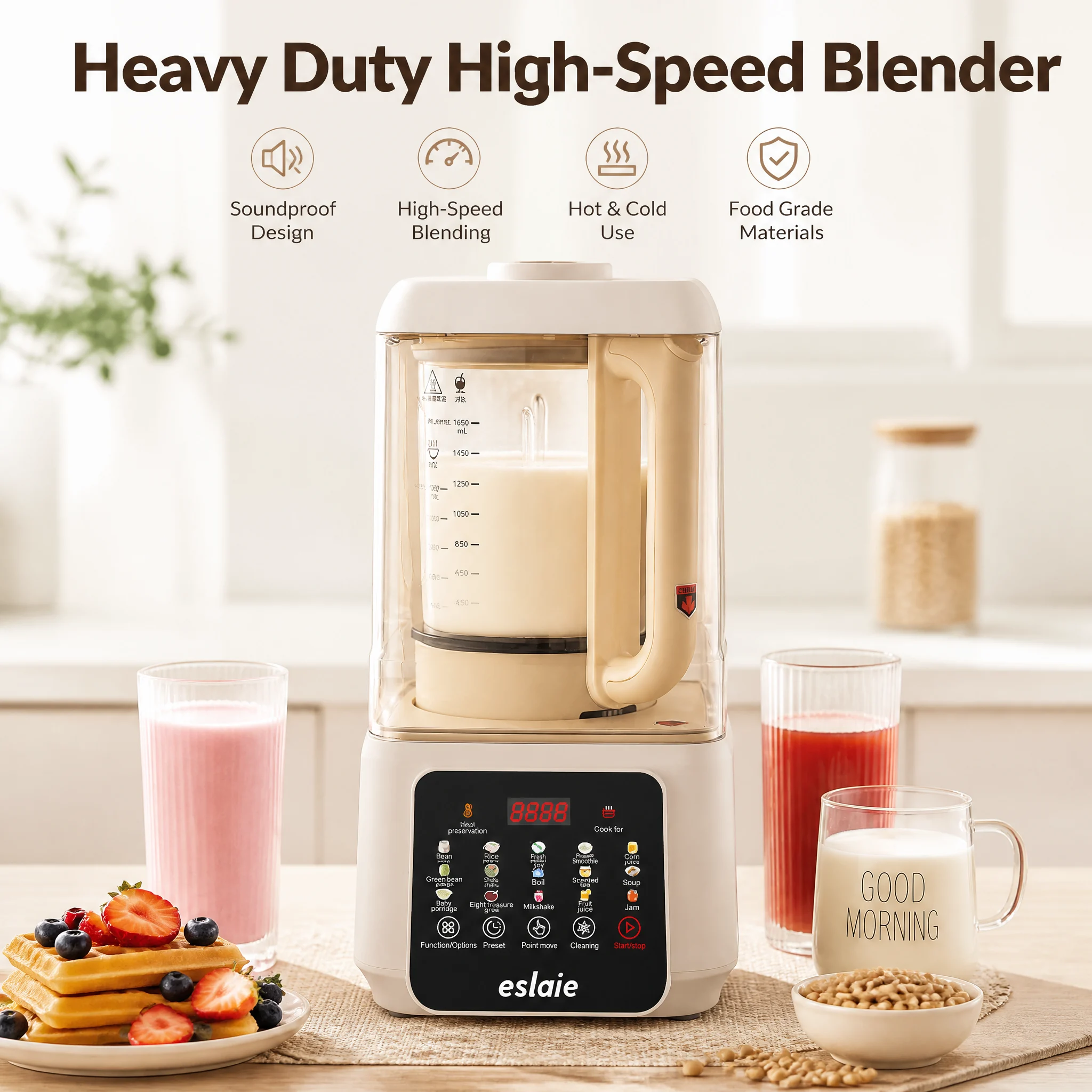 Nordic Minimalist Blender Product Shot