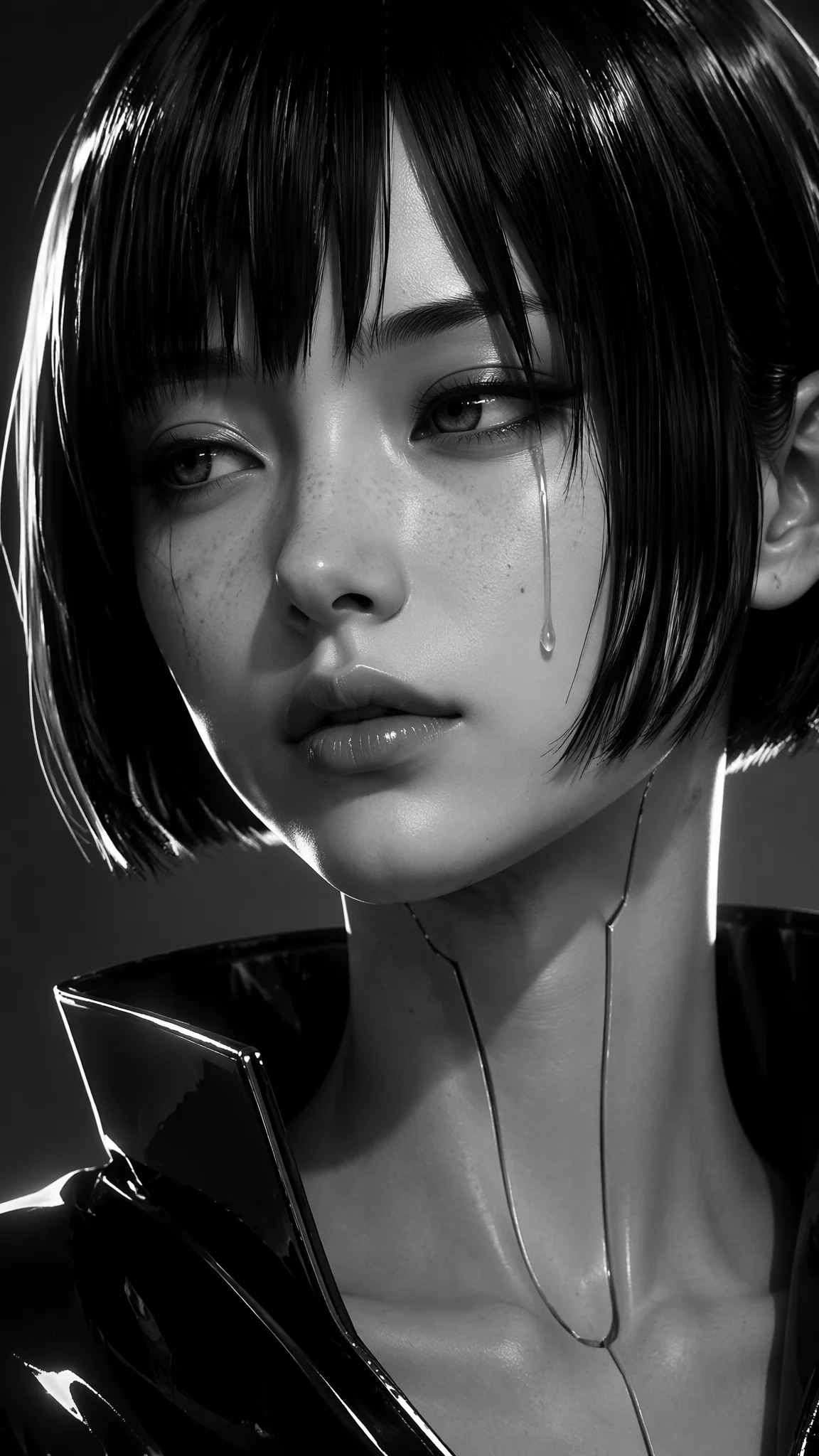 Cyberpunk Geisha Tear