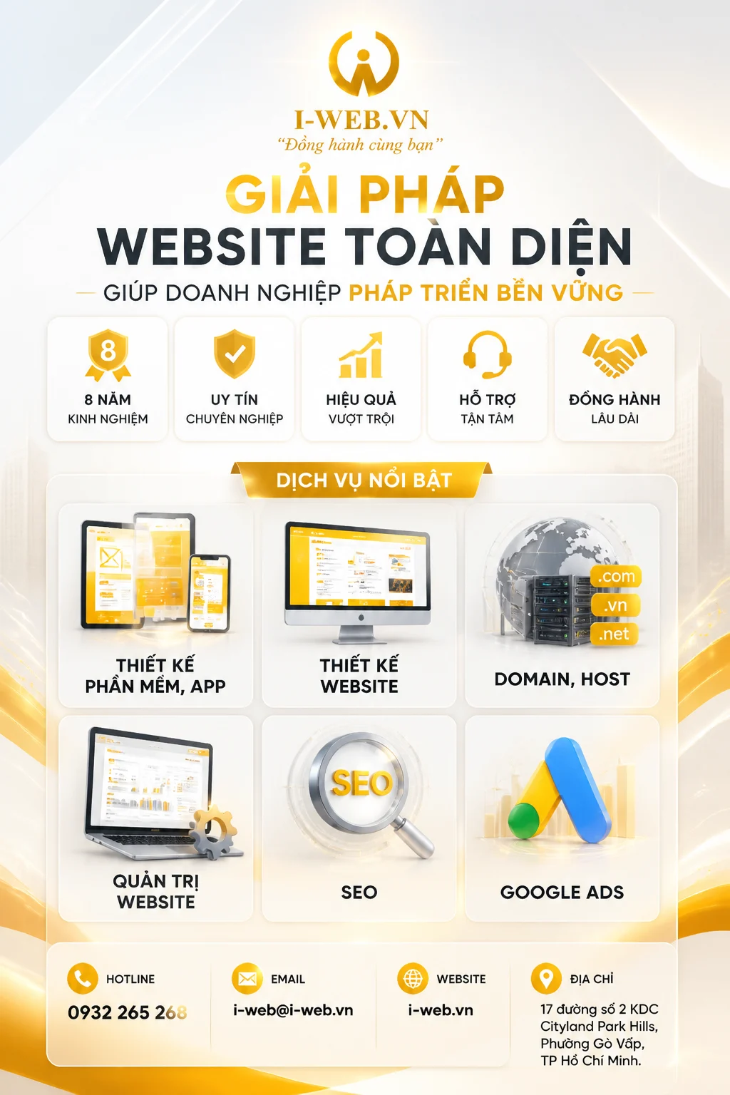 Premium Web Design Poster