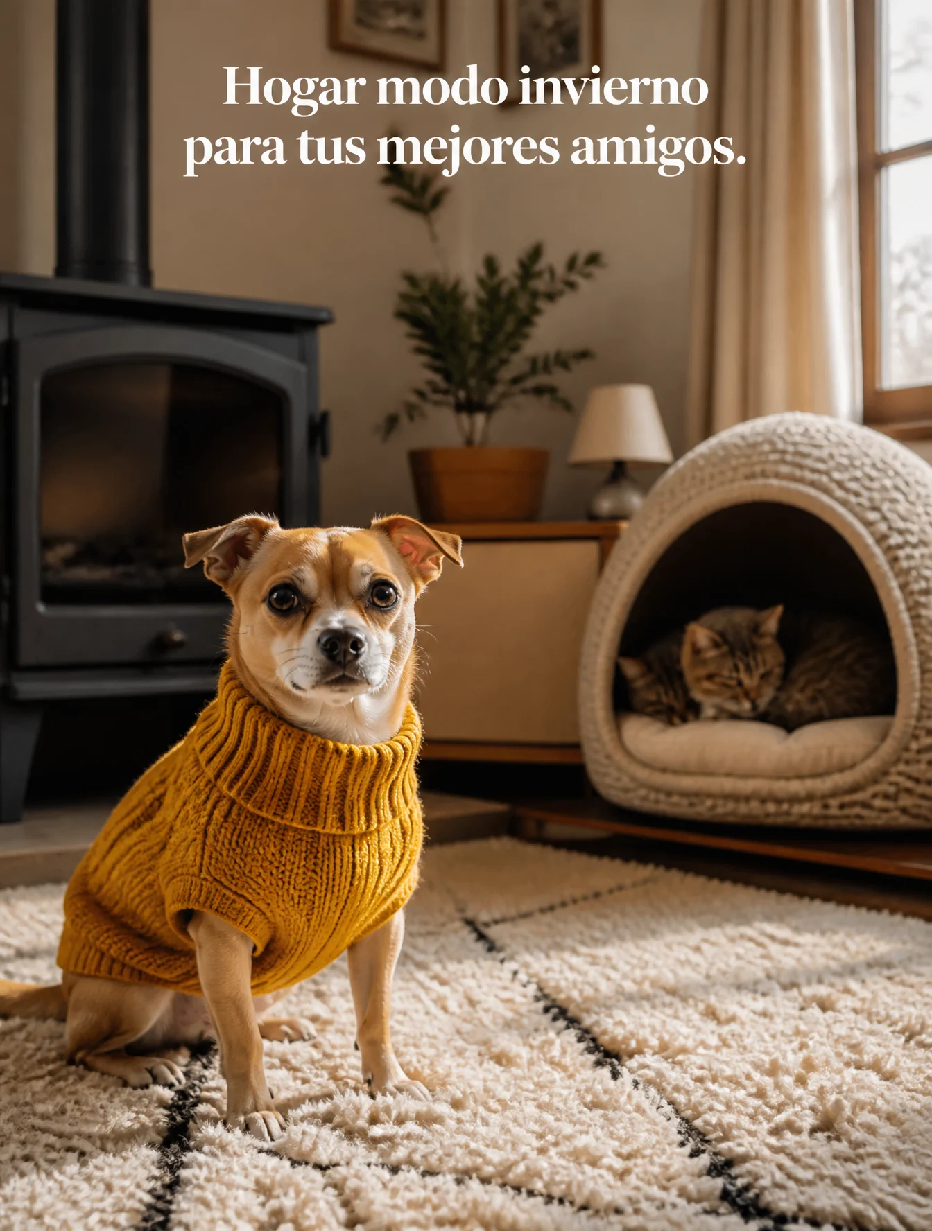 Cozy Winter Pets at Home