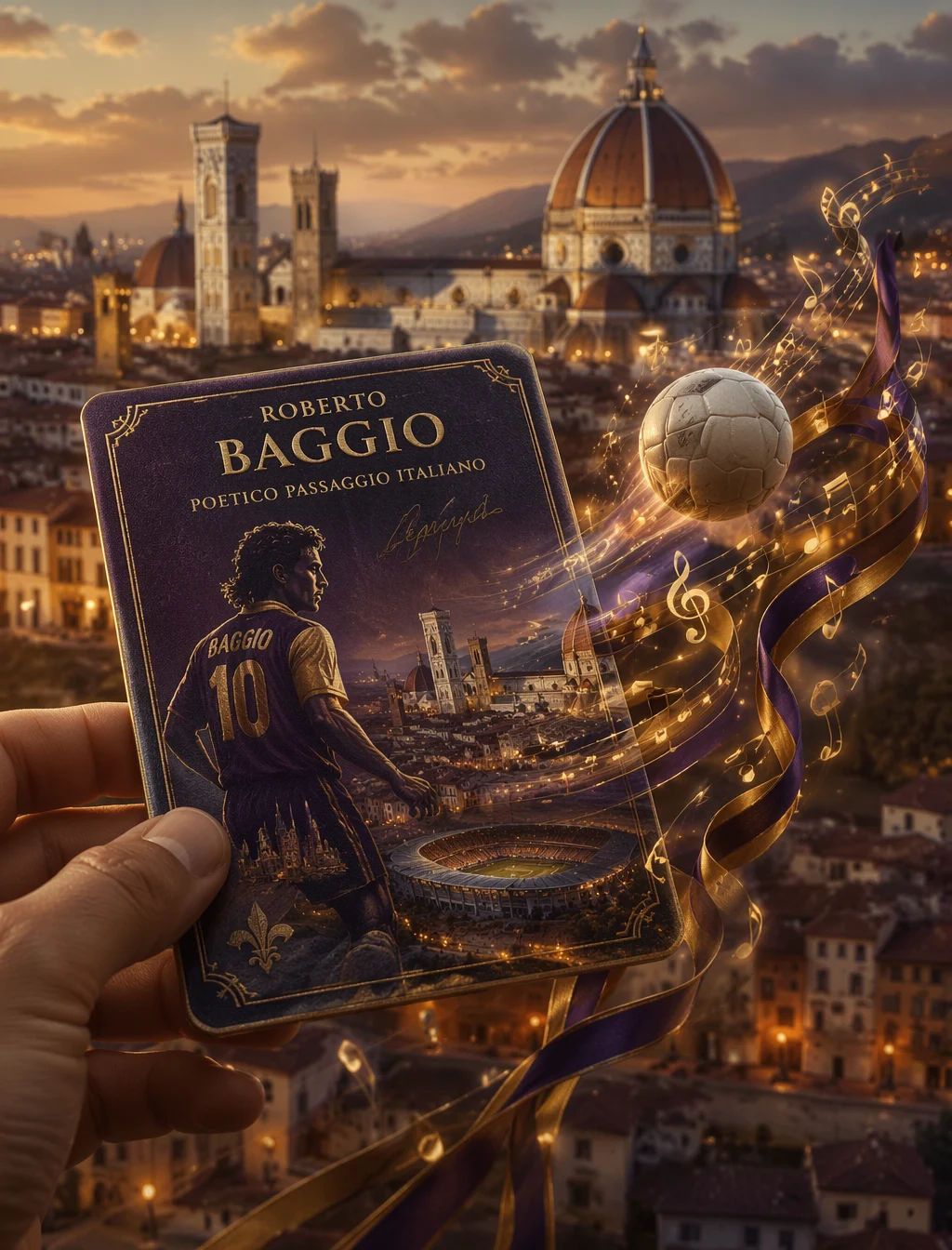 Baggio Poetic Italian Pass Art
