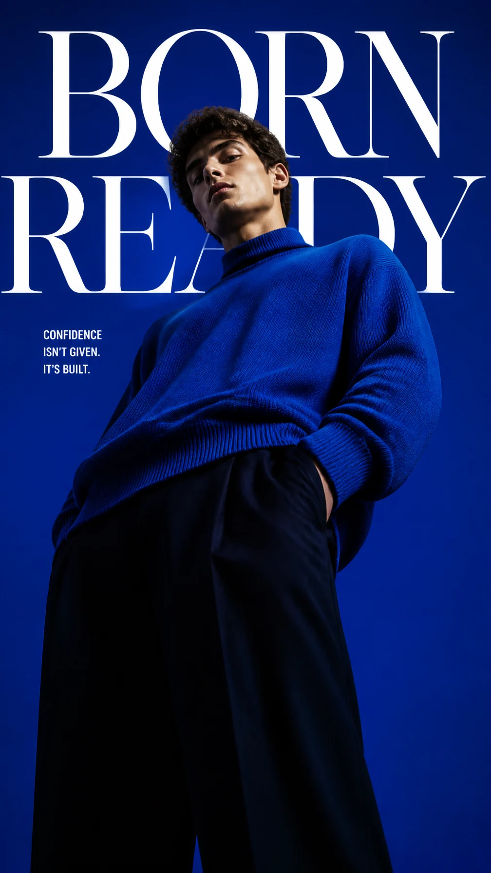 Cobalt Blue Fashion Editorial