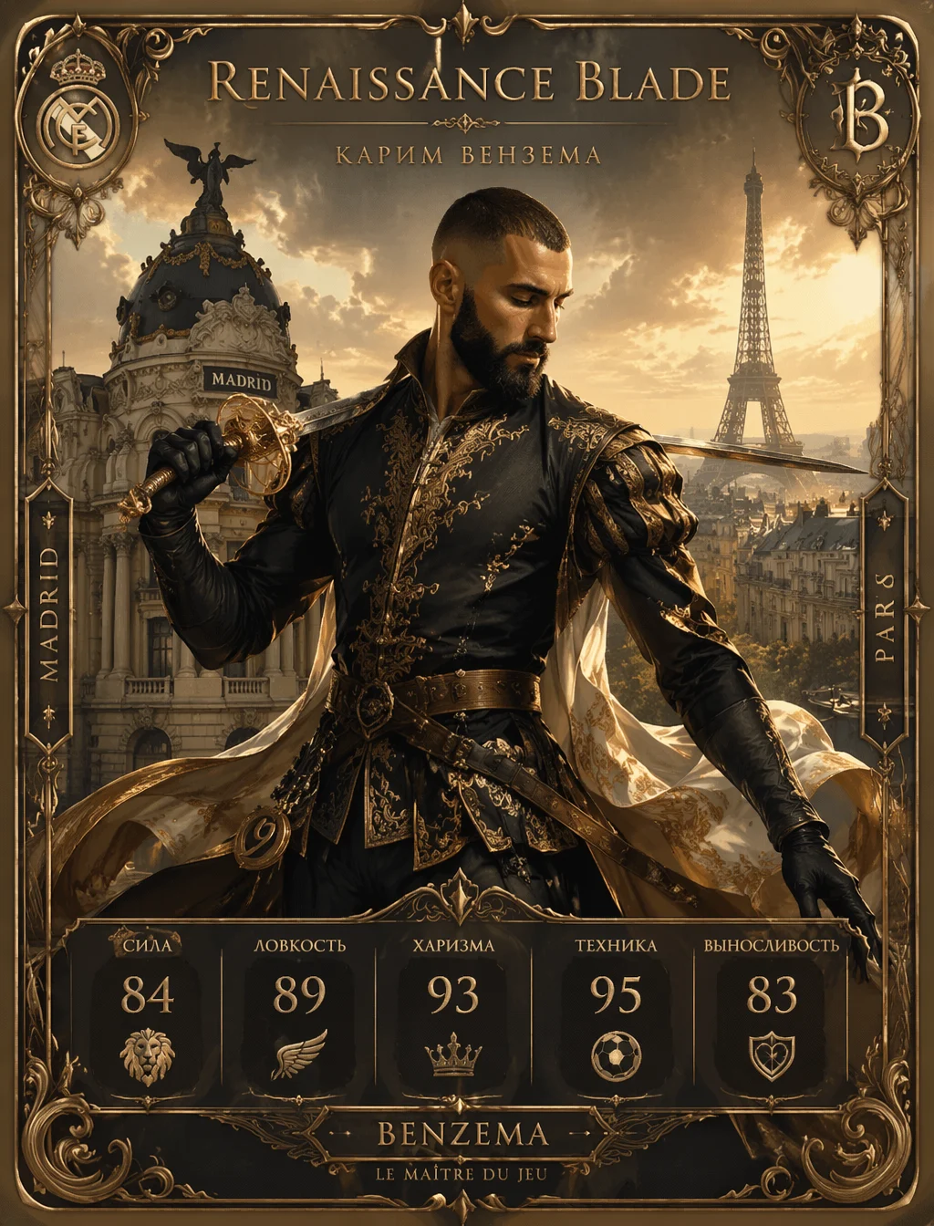 Benzema Renaissance Blade Art