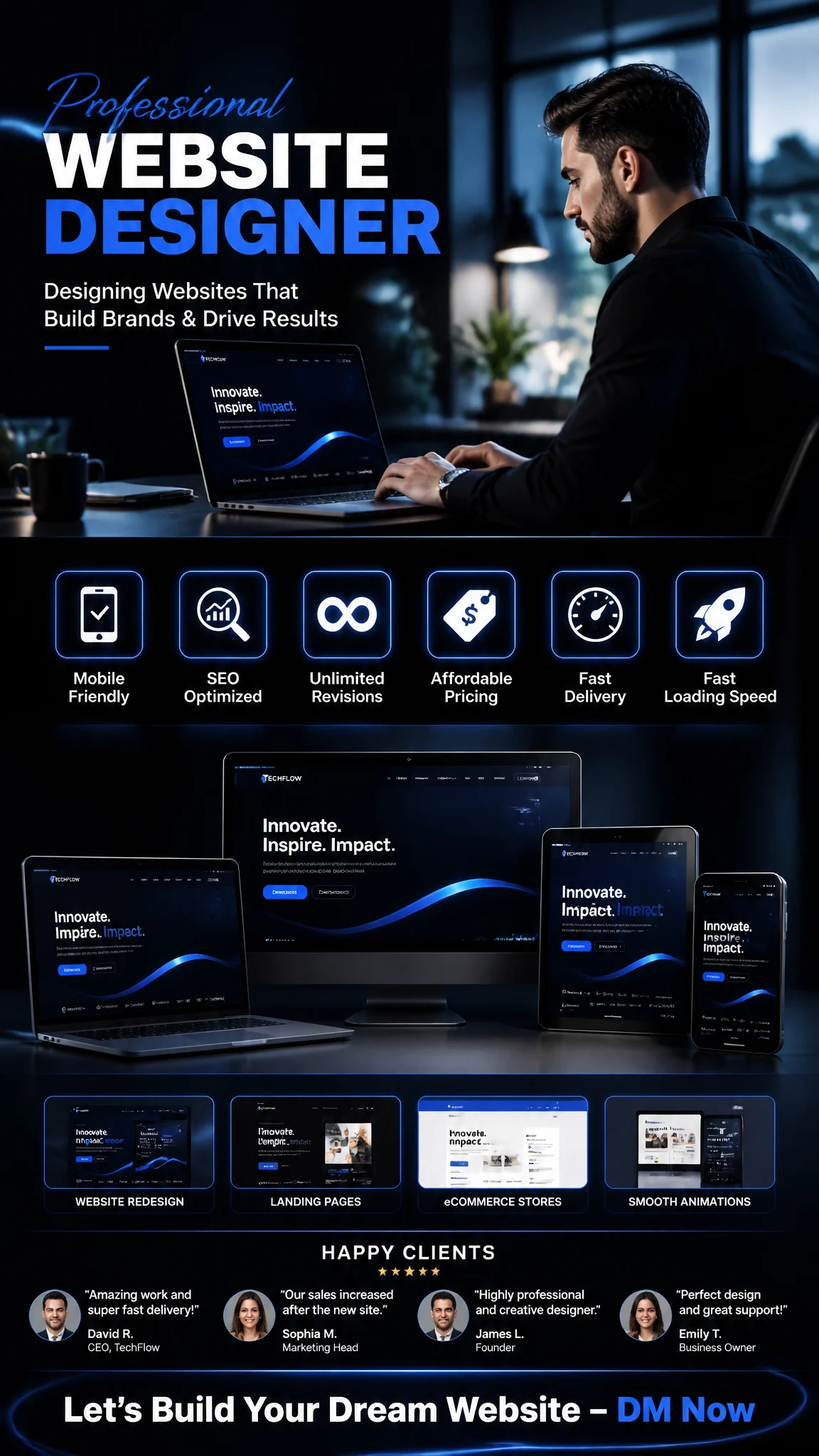 Luxury Website Designer Reel
