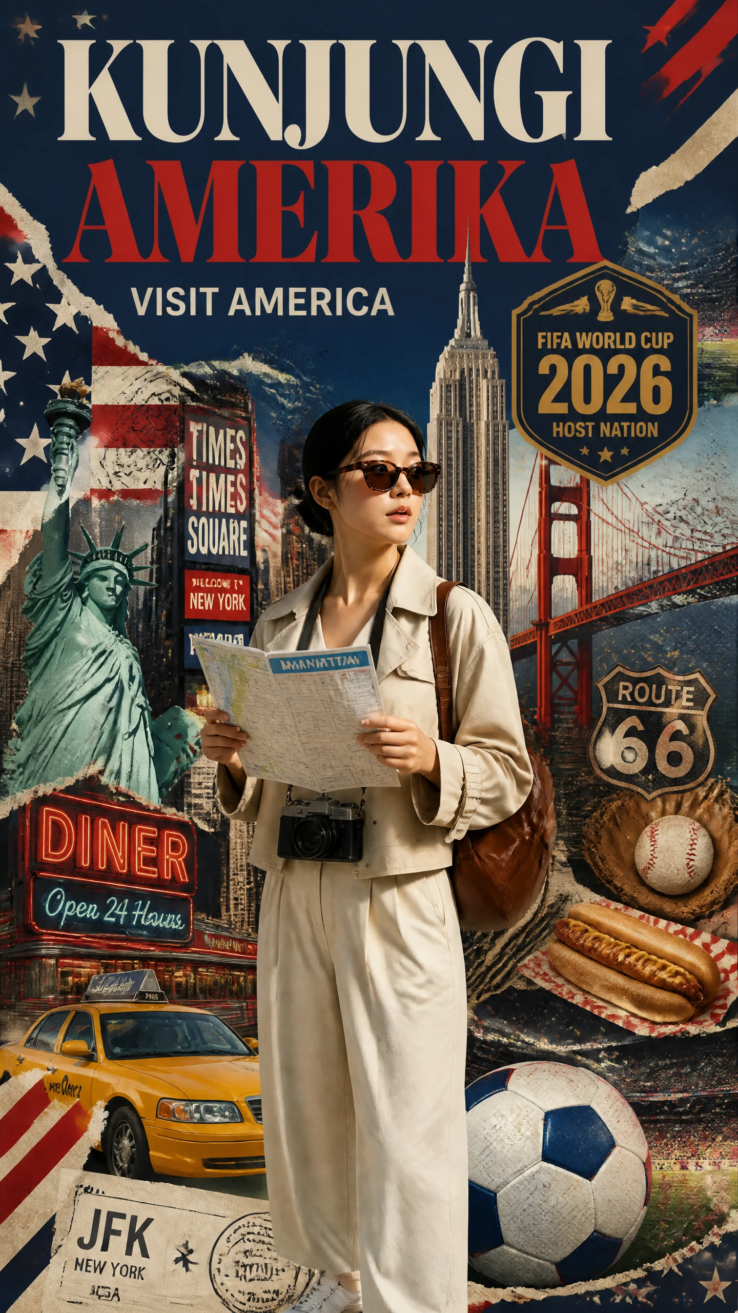 American Dream Travel Poster