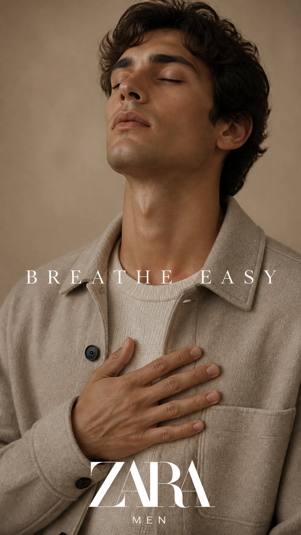 Zara Breathe Easy Luxury Editorial