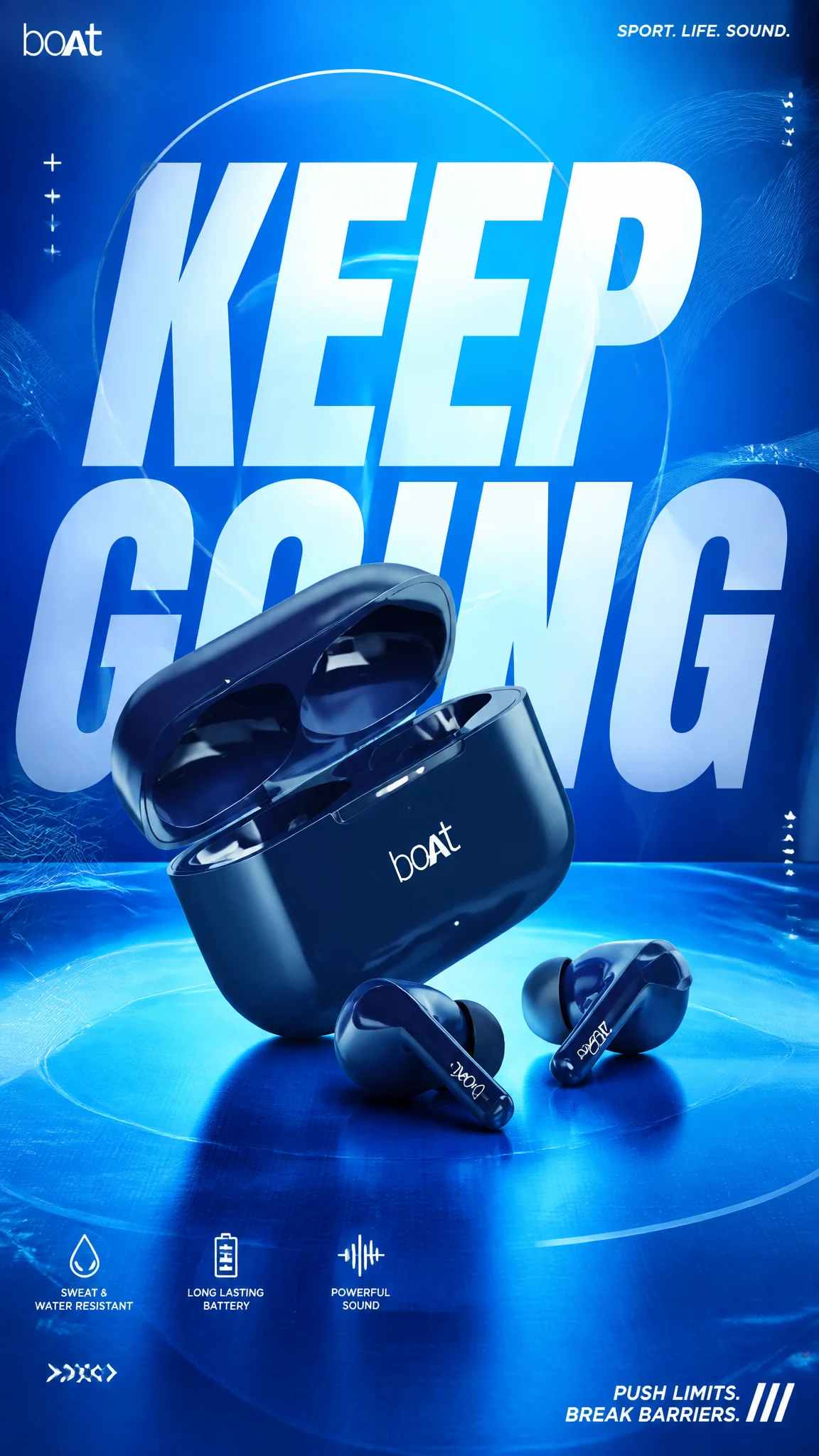 Keep Going Sports Earbuds