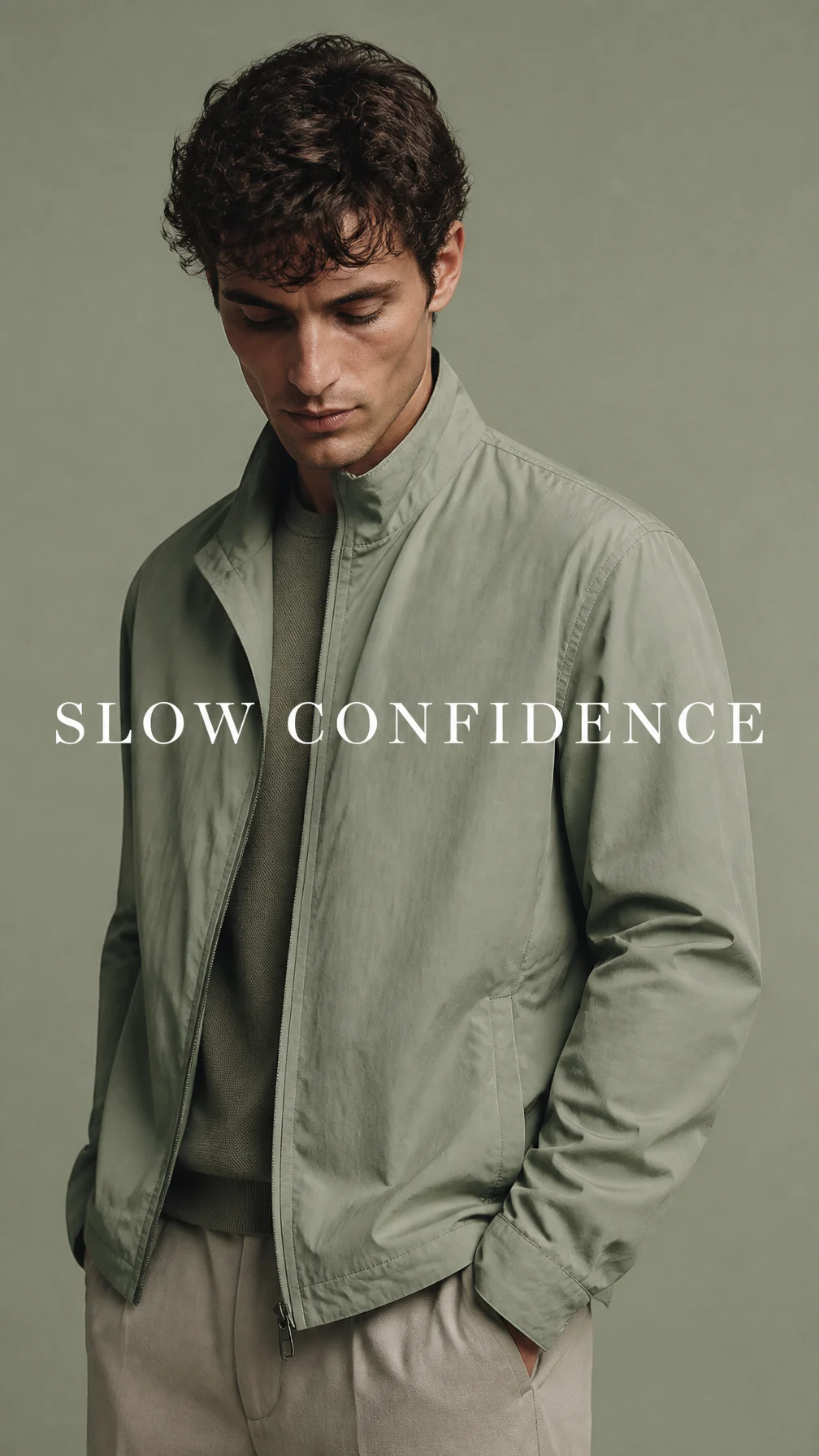 Premium Sage Green Fashion Editorial
