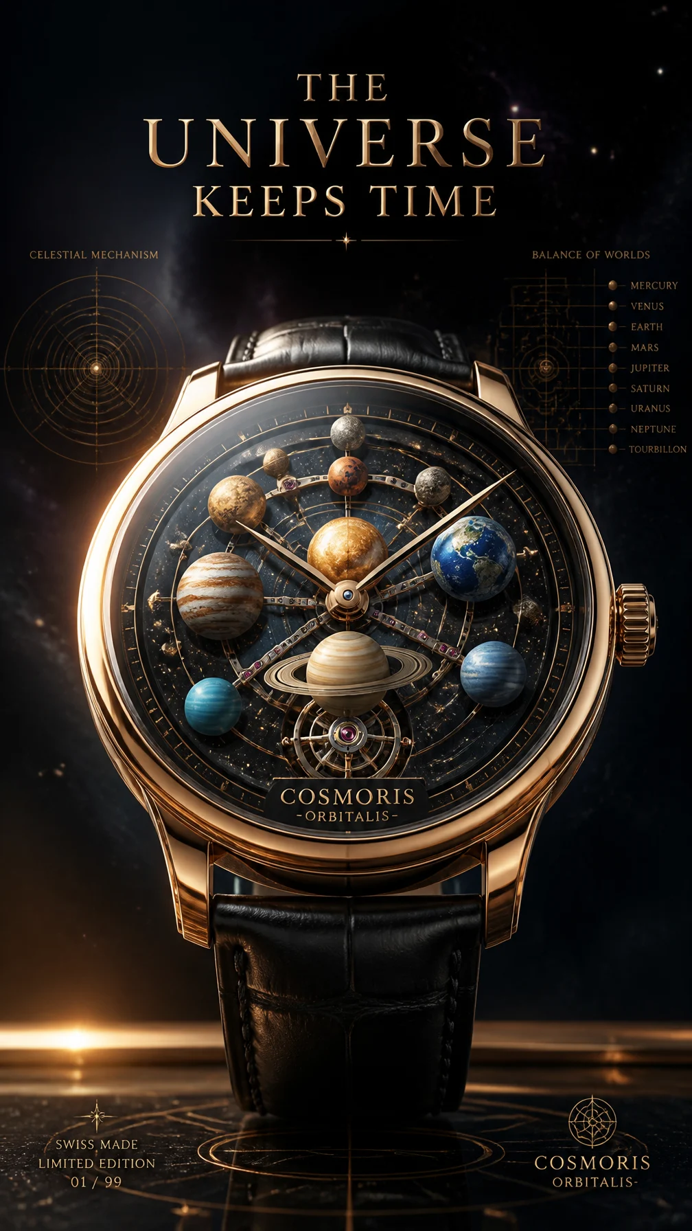 Cosmic Time Luxury Watch