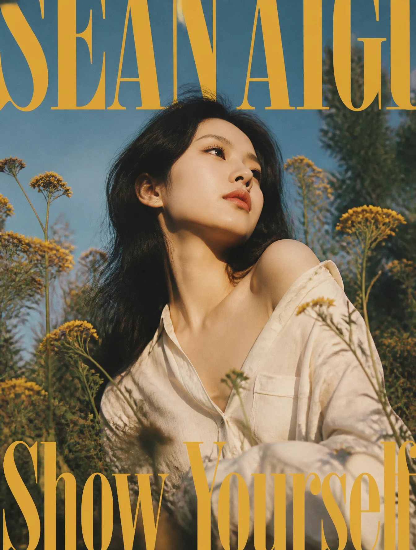Wildflower Editorial Fashion Portrait
