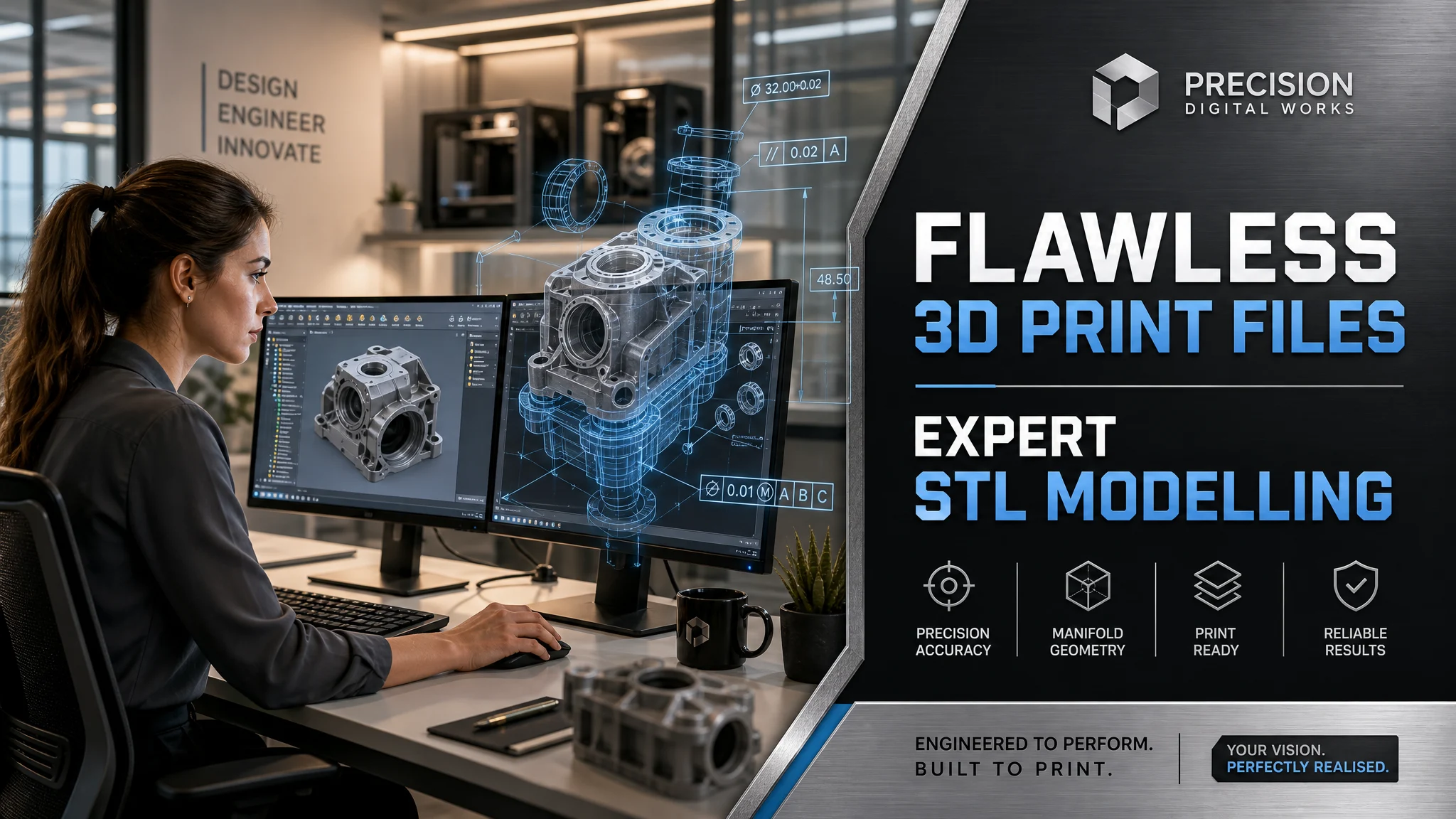 Professional Industrial Design Ad Banner