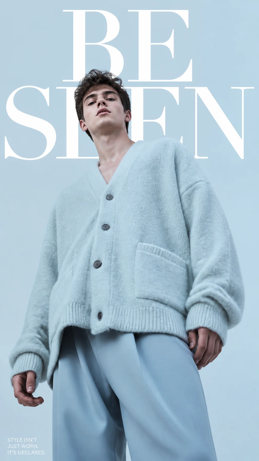 Ice Blue Luxury Editorial